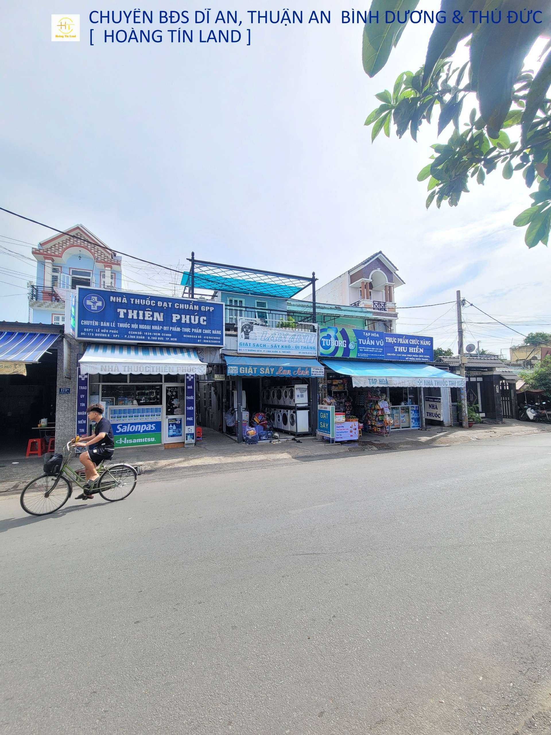 Giảm 2 tỷ dãy trọ 10x25m hoàn công mặt tiền Đường Số 8 p.Linh Xuân thu 40tr/th