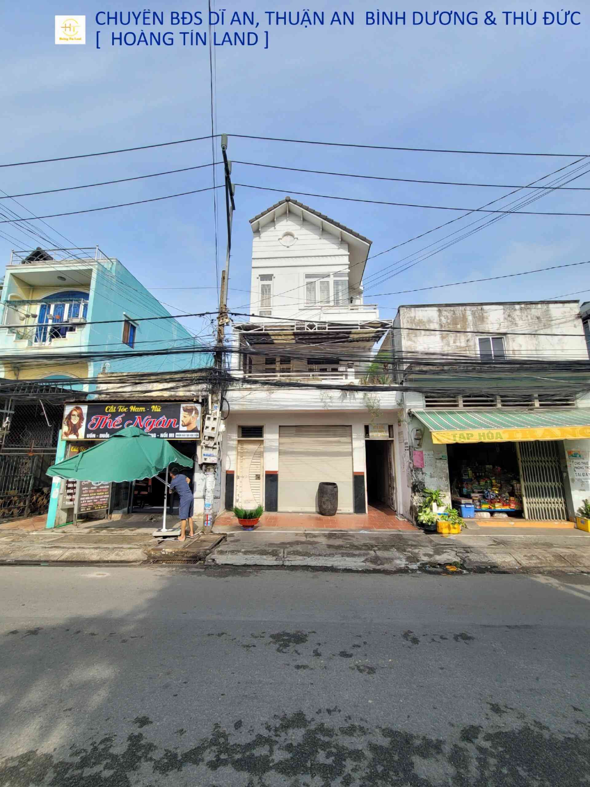 Giảm 700tr nhà 1T2L & dãy trọ 5.3x52m mặt tiền Bình Hòa 24 gần chợ Đồng An thu 35tr/th