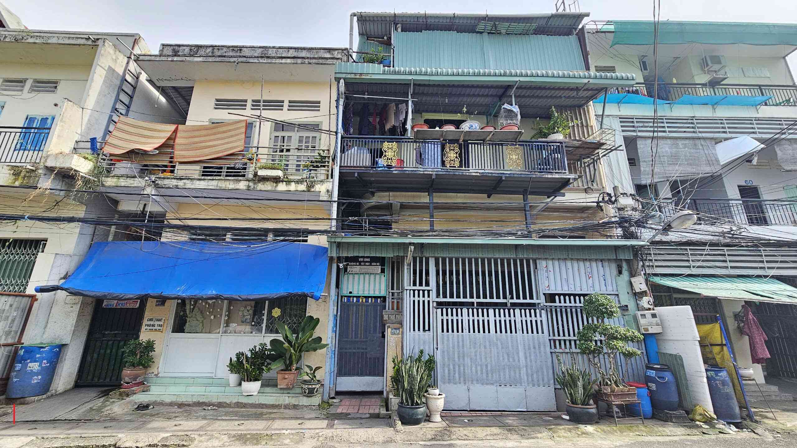 Bán dãy trọ 1T1L 5x36m, mặt tiền chợ Đồng An 3 p.Bình Hòa, thu nhập 20tr/th