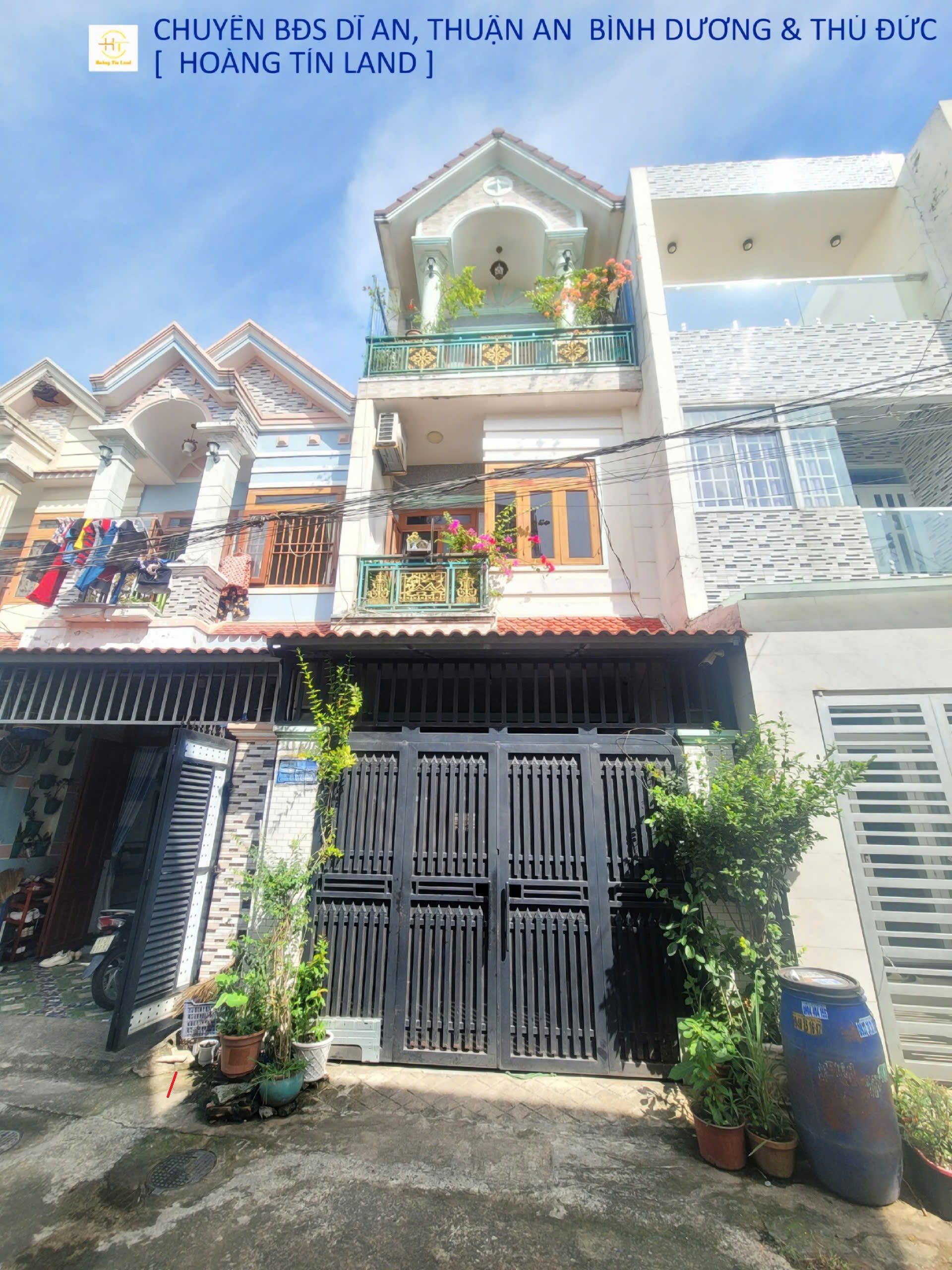 Bán nhà 1T2L 4.1x14.5m, hẻm Cao Bá Quát gần Trường cấp 1,2,3 Dĩ An