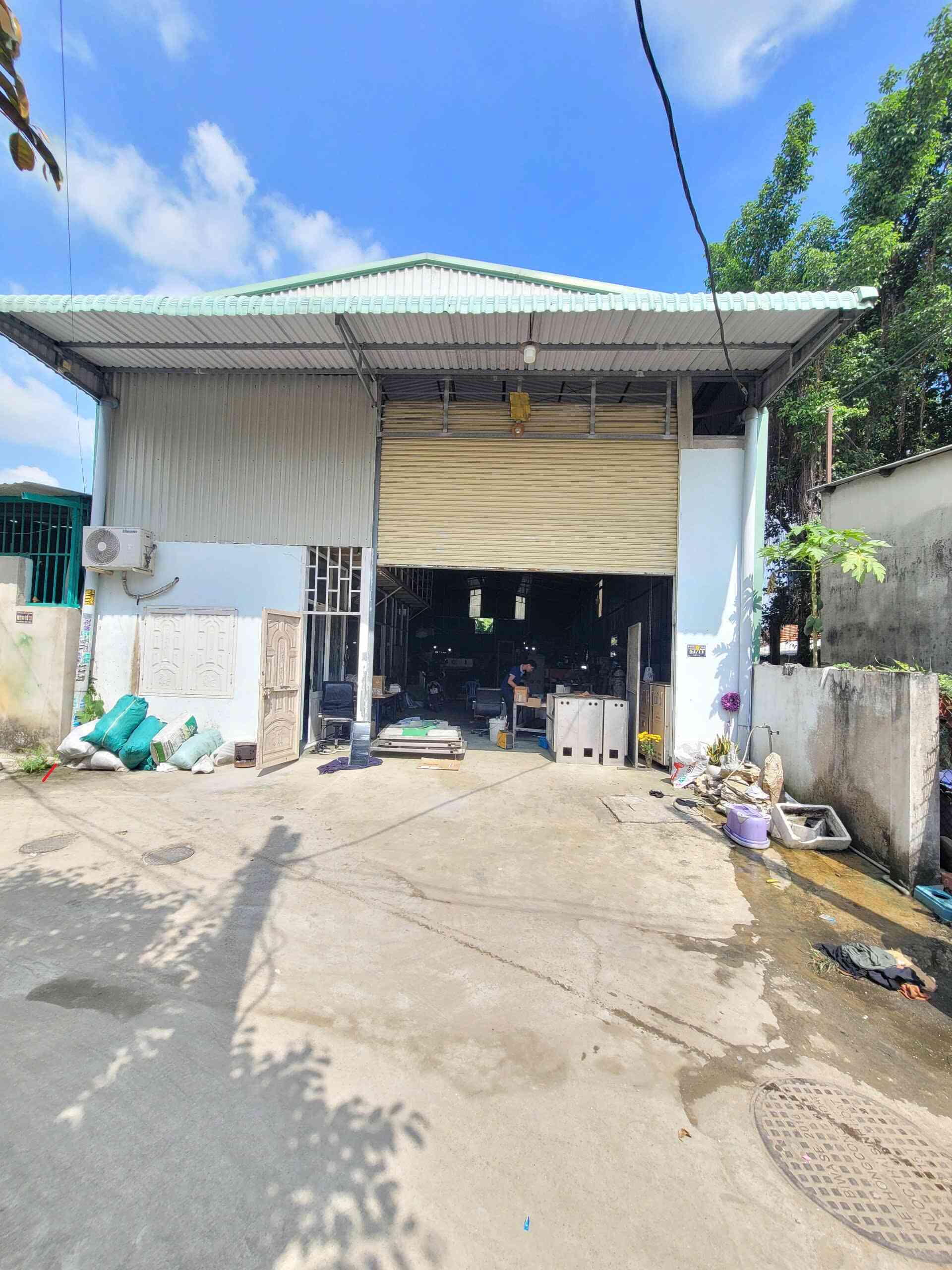 Bán kho xưởng 9.1x38m, hẻm Bình Chuẩn 64 p.Bình Chuẩn, thuê 13tr/th