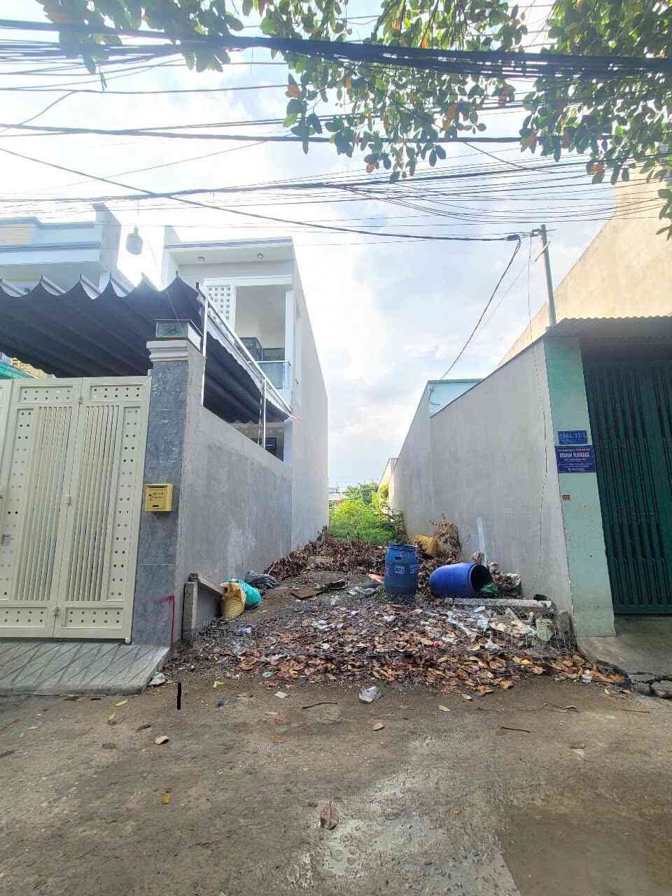 Bán đất 4x24m, hẻm Bùi Hữu Nghĩa p.Tân Hạnh, thổ cư 100%