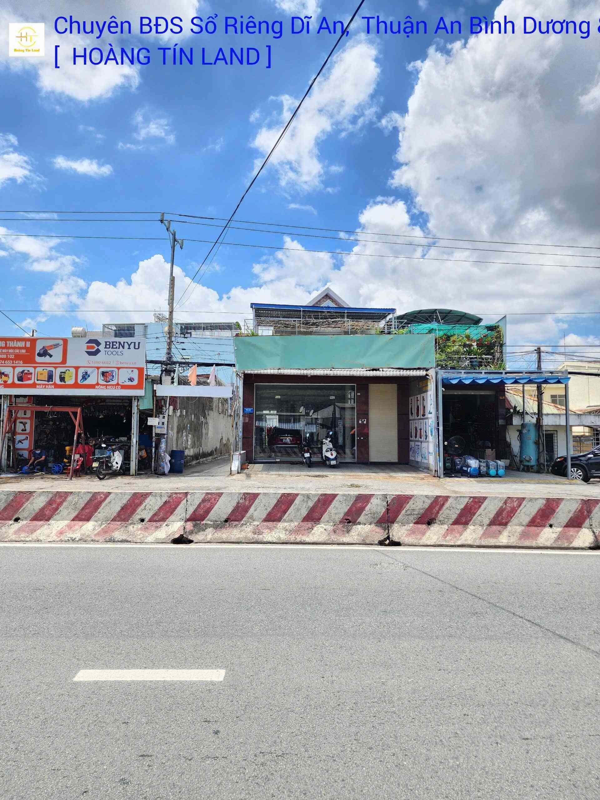 Bán căn góc 1T1L 7.3x28.7m mặt tiền ĐT.743B p.Bình Hòa gần Vincom 550