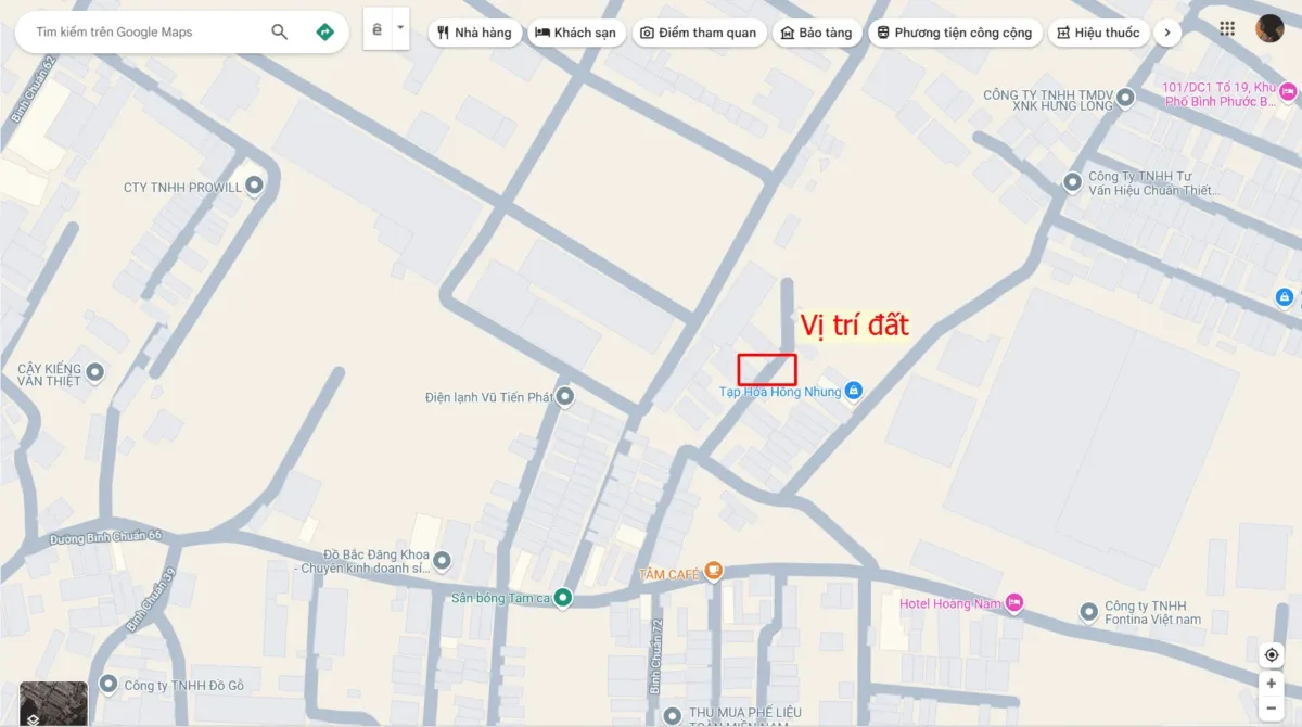 Bán đất 7.5x21m, hẻm Bình Chuẩn 66 p. Bình Chuẩn