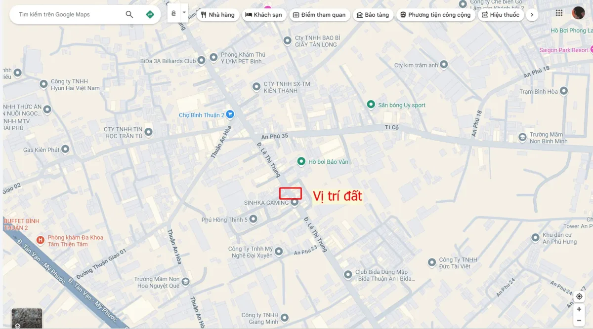Bán căn góc cấp 4 (5.2x43m), mặt tiền Lê Thị Trung p. An Phú, thu 30tr/th