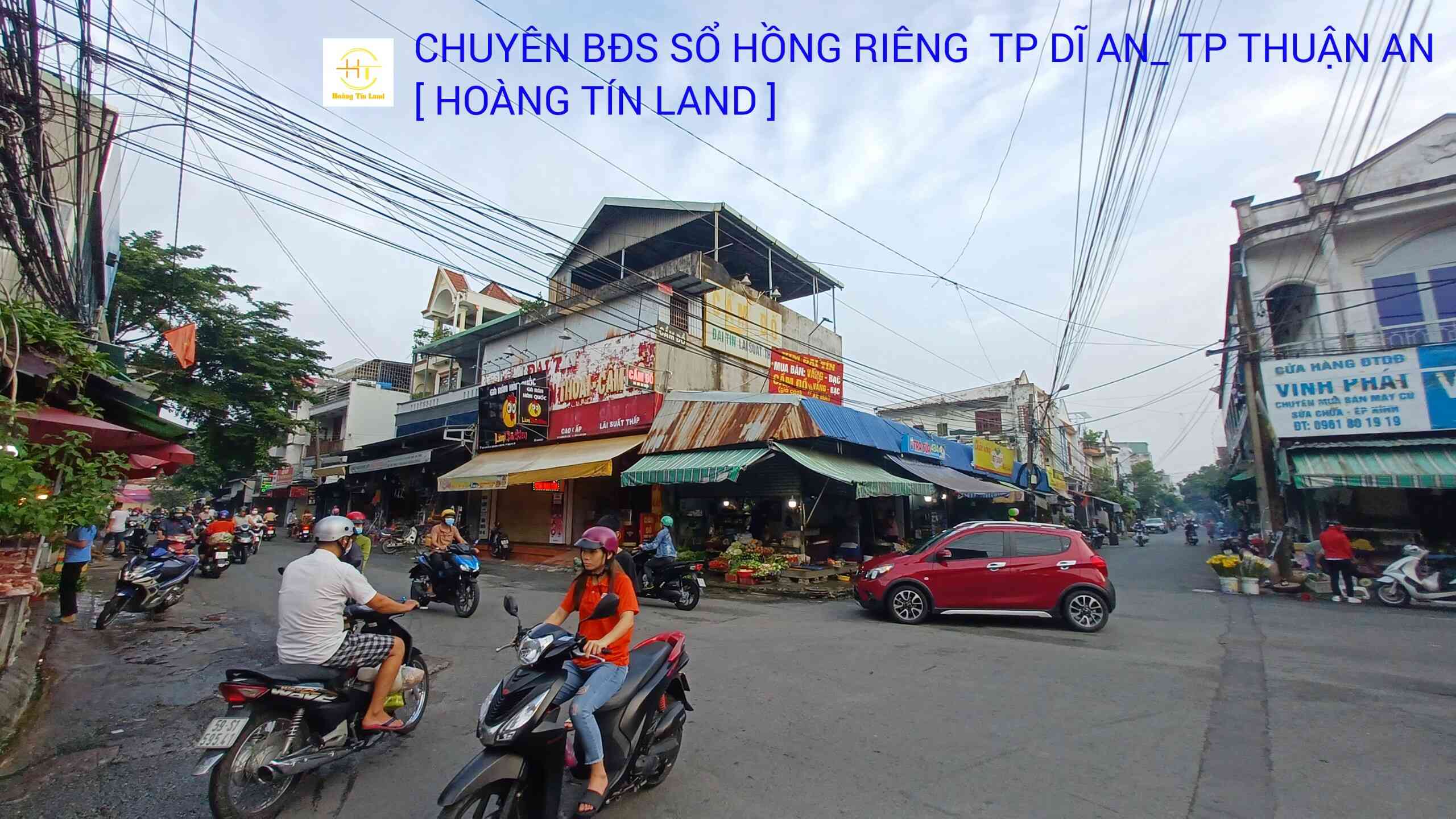 Bán căn góc 1T1L 14x27m, mặt tiền chợ 434 p.Bình Hòa, đang thuê 100tr/th