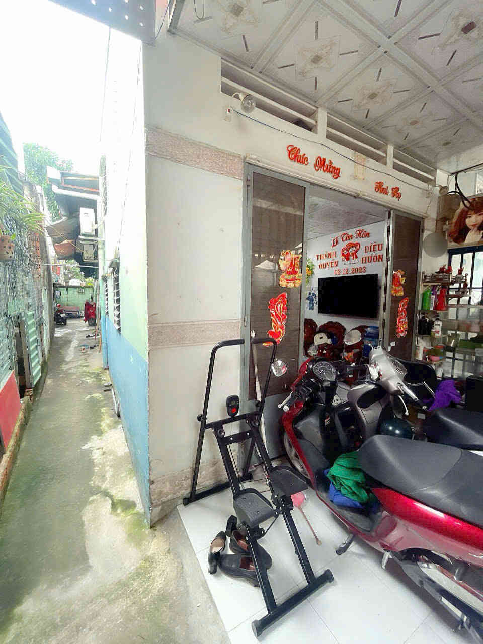 Bán nhà cấp 4+phòng trọ 4.8x18m, hẻm Nguyễn Tri Phương gần chợ Dĩ An 2, đang thuê 5tr/th