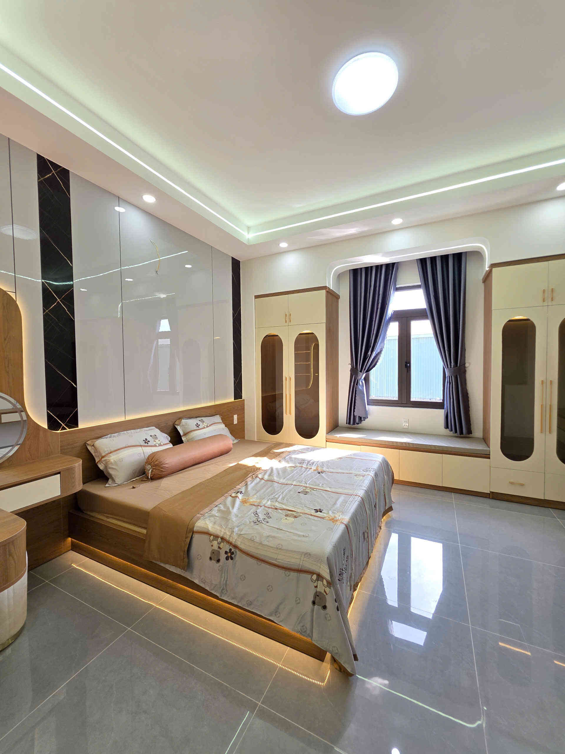 Bán nhà mới 1T2L 4.5x15m hoàn công, đường D1 KDC Lê Phong Bình Chuẩn 2 p. Bình Chuẩn