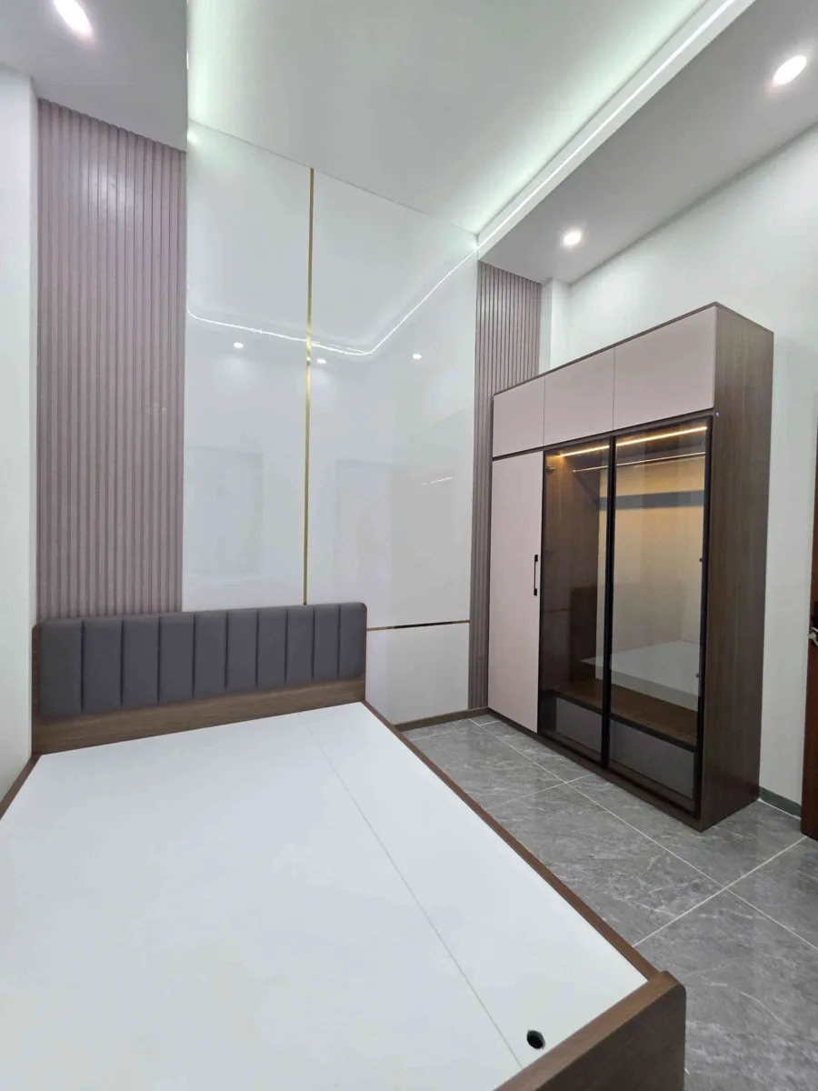Bán nhà mới 1T2L 4×18.5m hoàn công, đường N1 KDC Lê Phong An Phú 1 p.An Phú, full nội thất