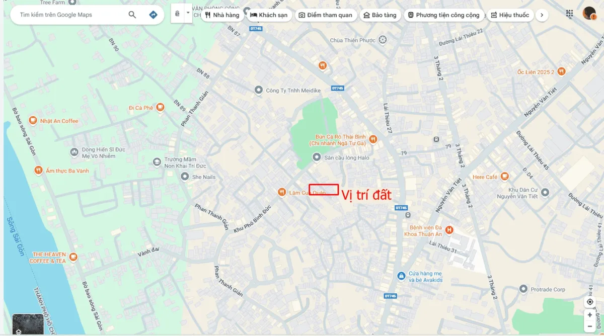 Bán nhà cấp 4 (5x16m), hẻm Cách Mạng Tháng Tám p. Lái Thiêu