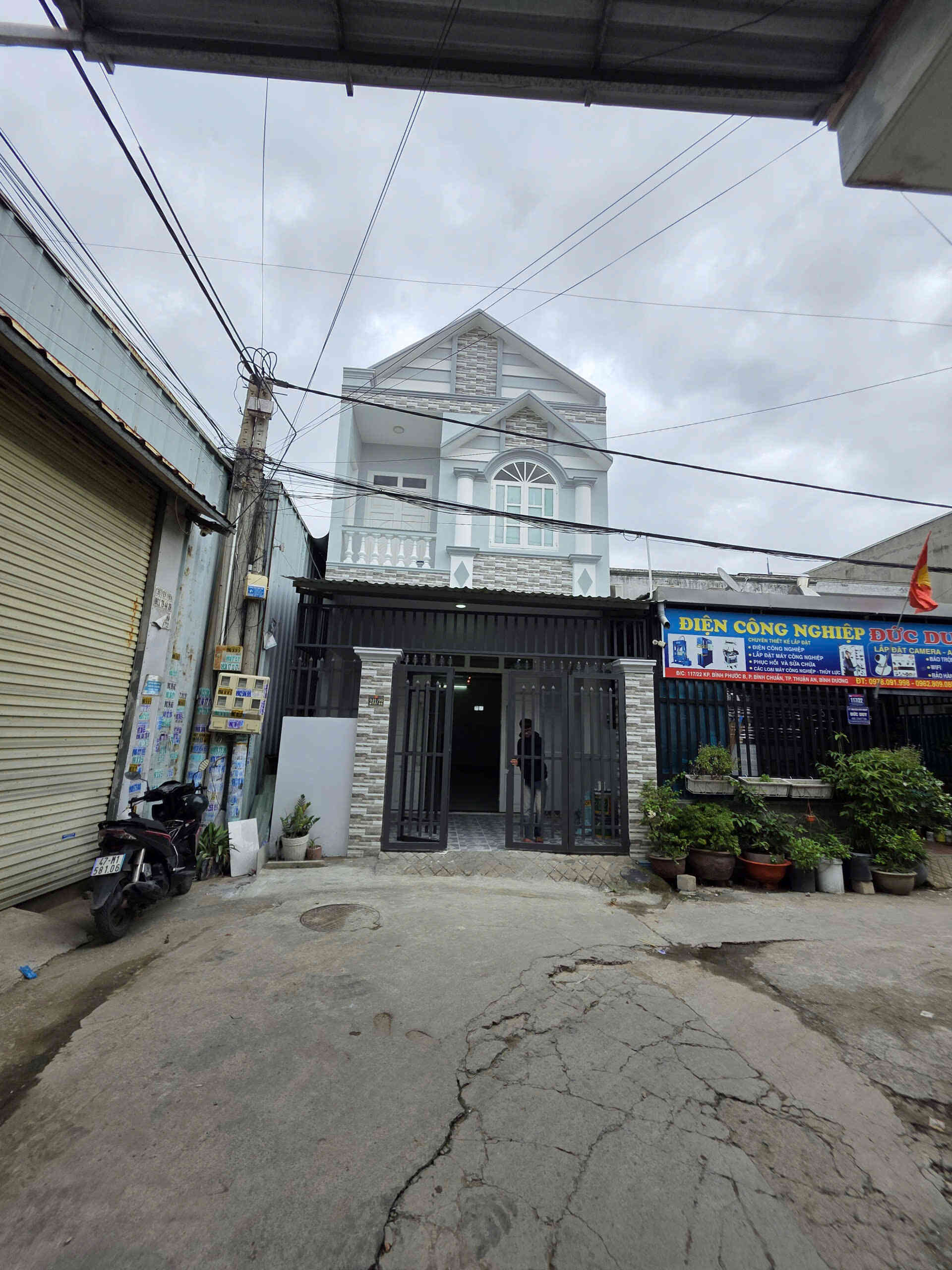 Bán nhà 1T1L 5.3×11.5m, hẻm Lê Thị Trung p. Bình Chuẩn gần chợ Bình Thuận 2