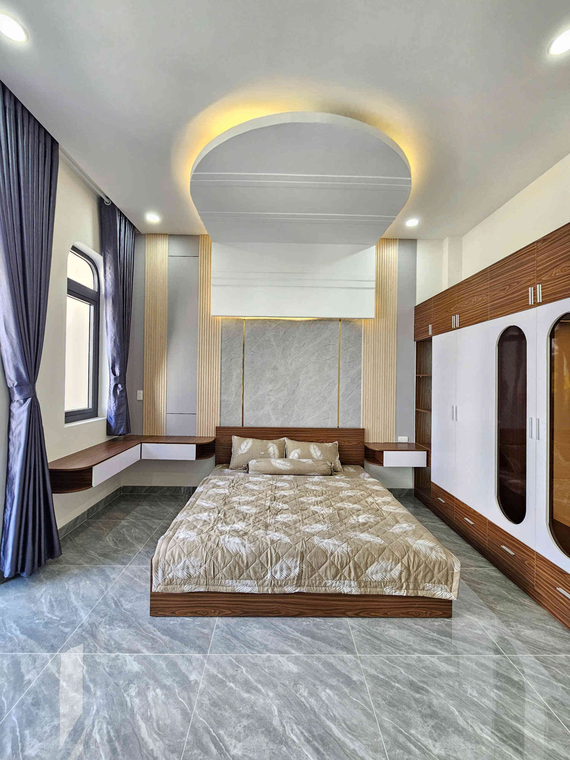 Bán nhà mới 1T2L 5x20m hoàn công, đường N1 KDC The Suncity p.An Phú, full nội thất