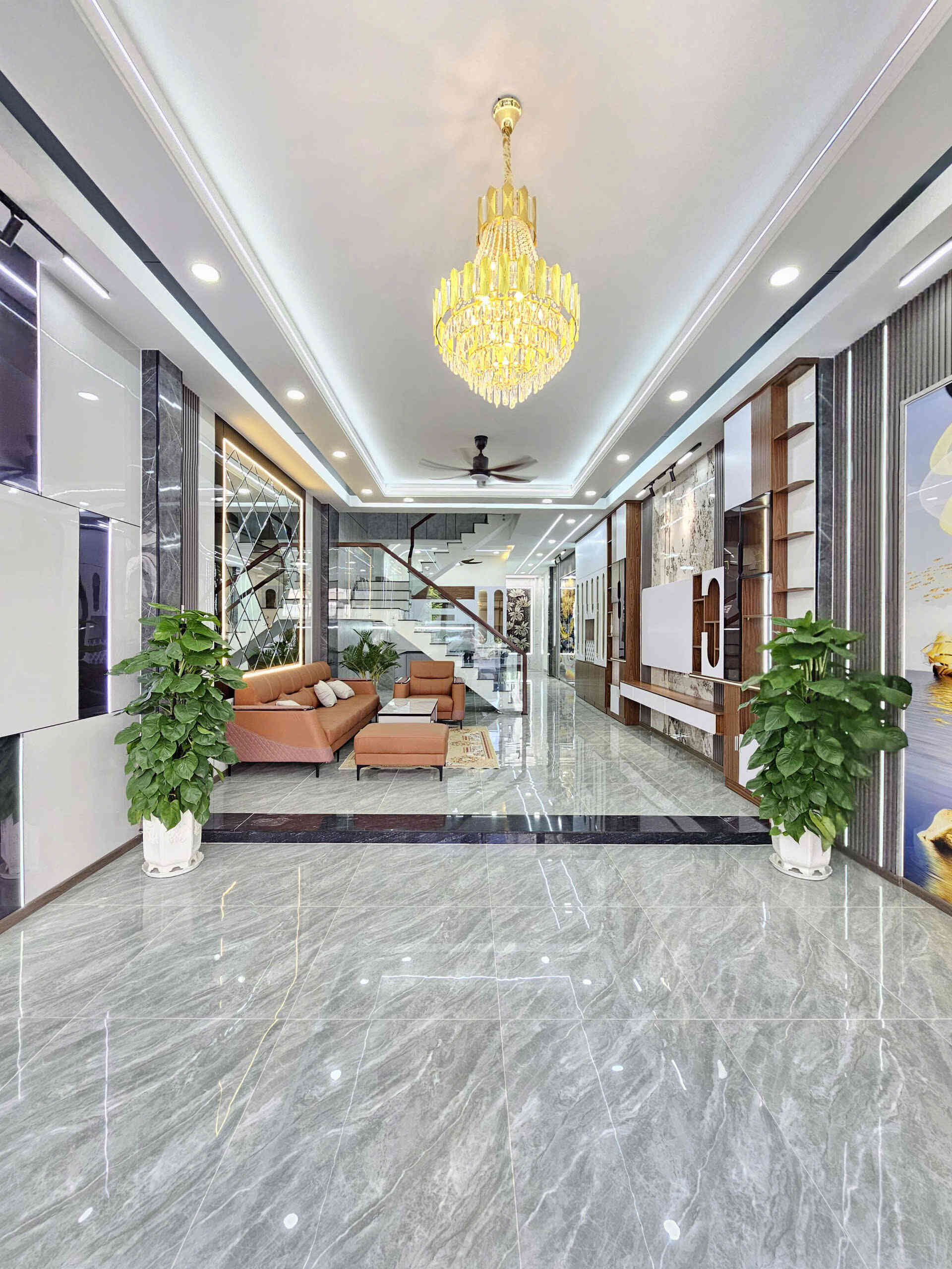 Bán nhà mới 1T2L 5x20m hoàn công, đường N1 KDC The Suncity p.An Phú, full nội thất