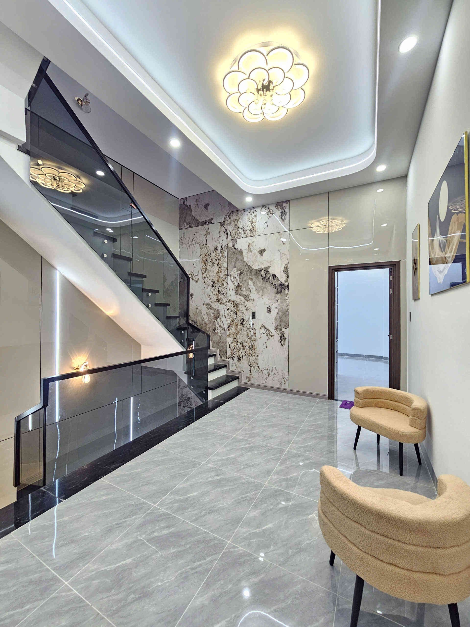 Bán nhà mới 1T2L 4.5x15m hoàn công, đường N1 KDC Lê Phong An Phú 1 p.An Phú, full nội thất