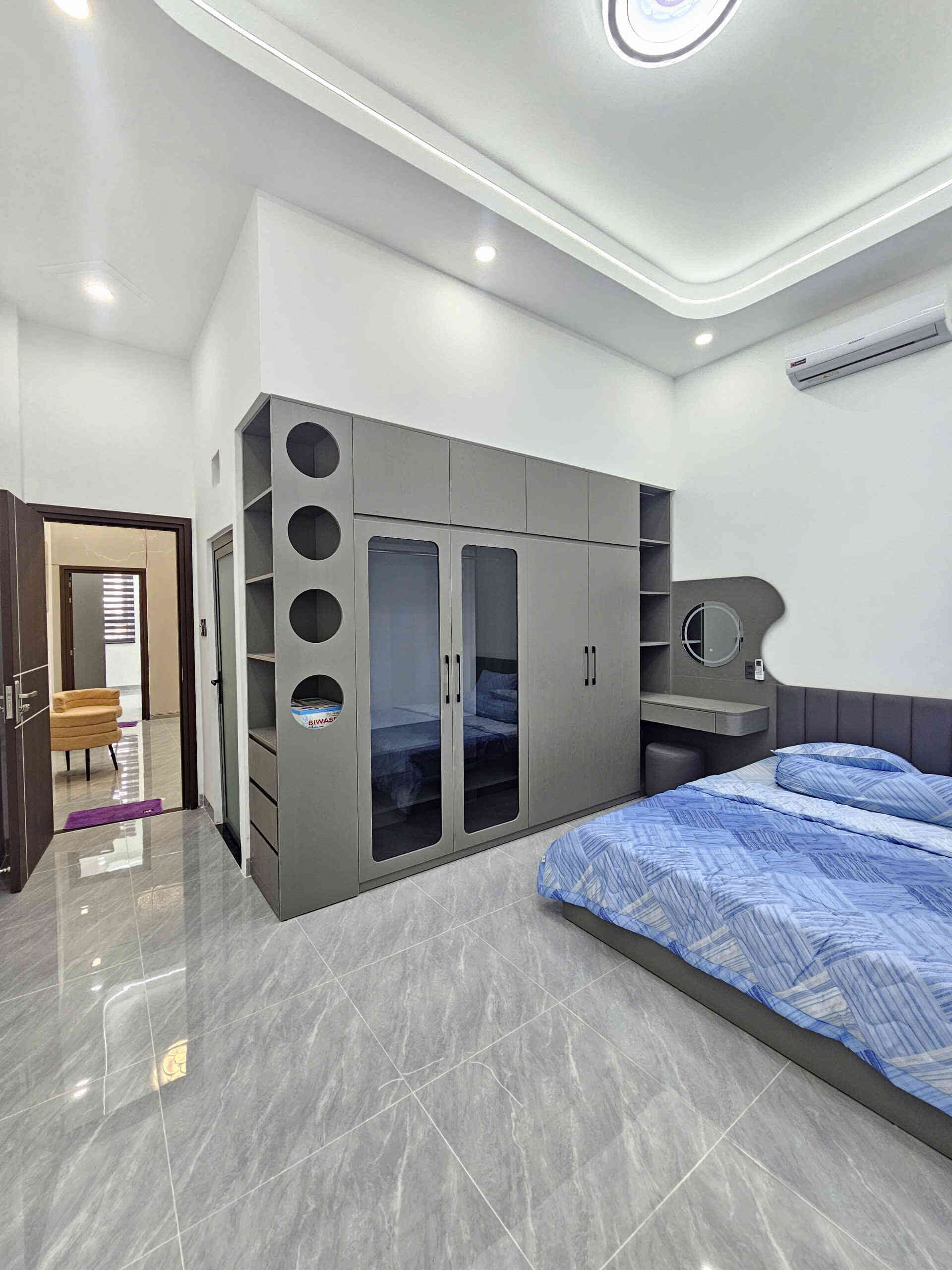Bán nhà mới 1T2L 4.5x15m hoàn công, đường N1 KDC Lê Phong An Phú 1 p.An Phú, full nội thất