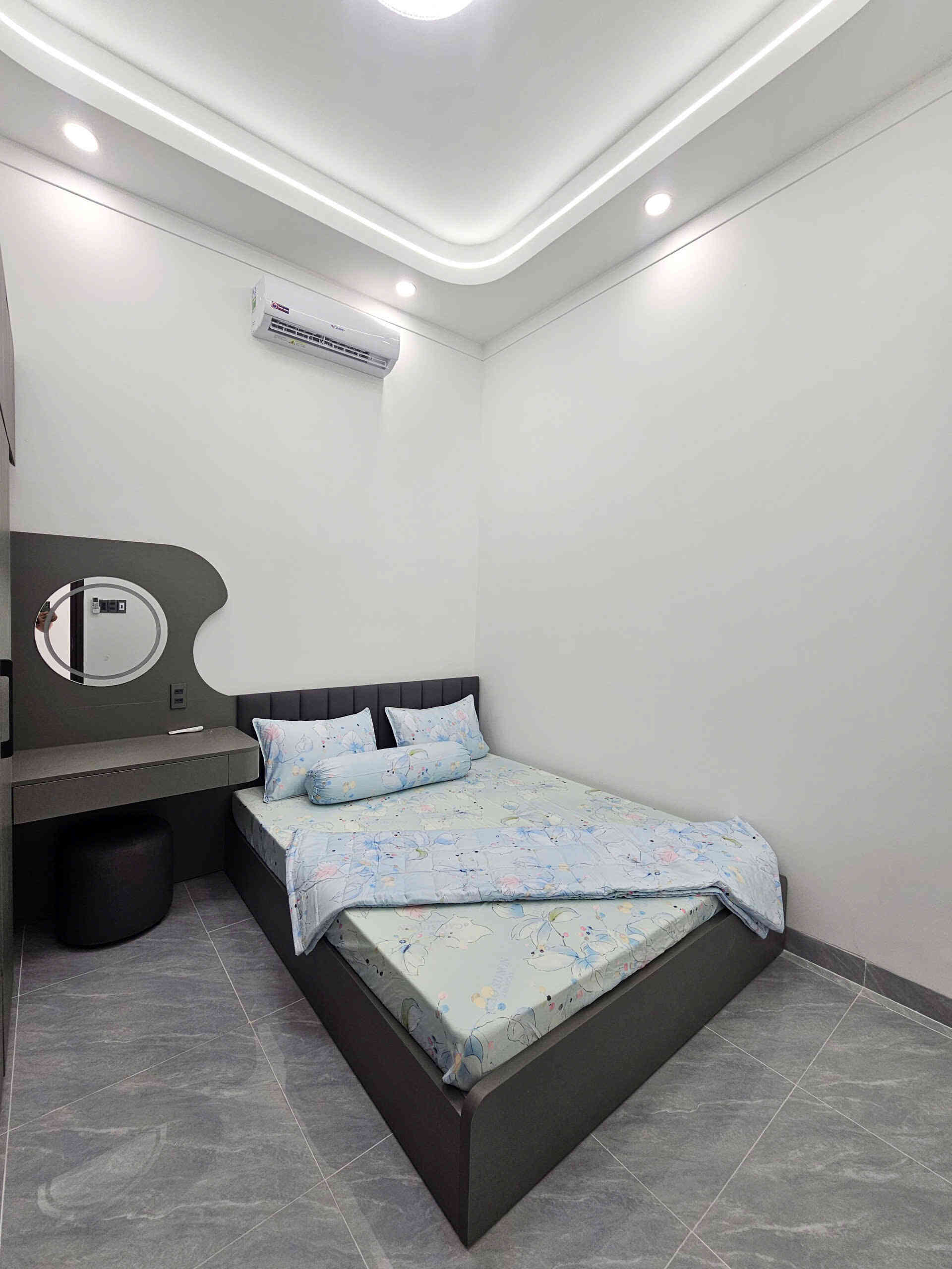 Bán nhà mới 1T2L 4.5x15m hoàn công, đường N1 KDC Lê Phong An Phú 1 p.An Phú, full nội thất