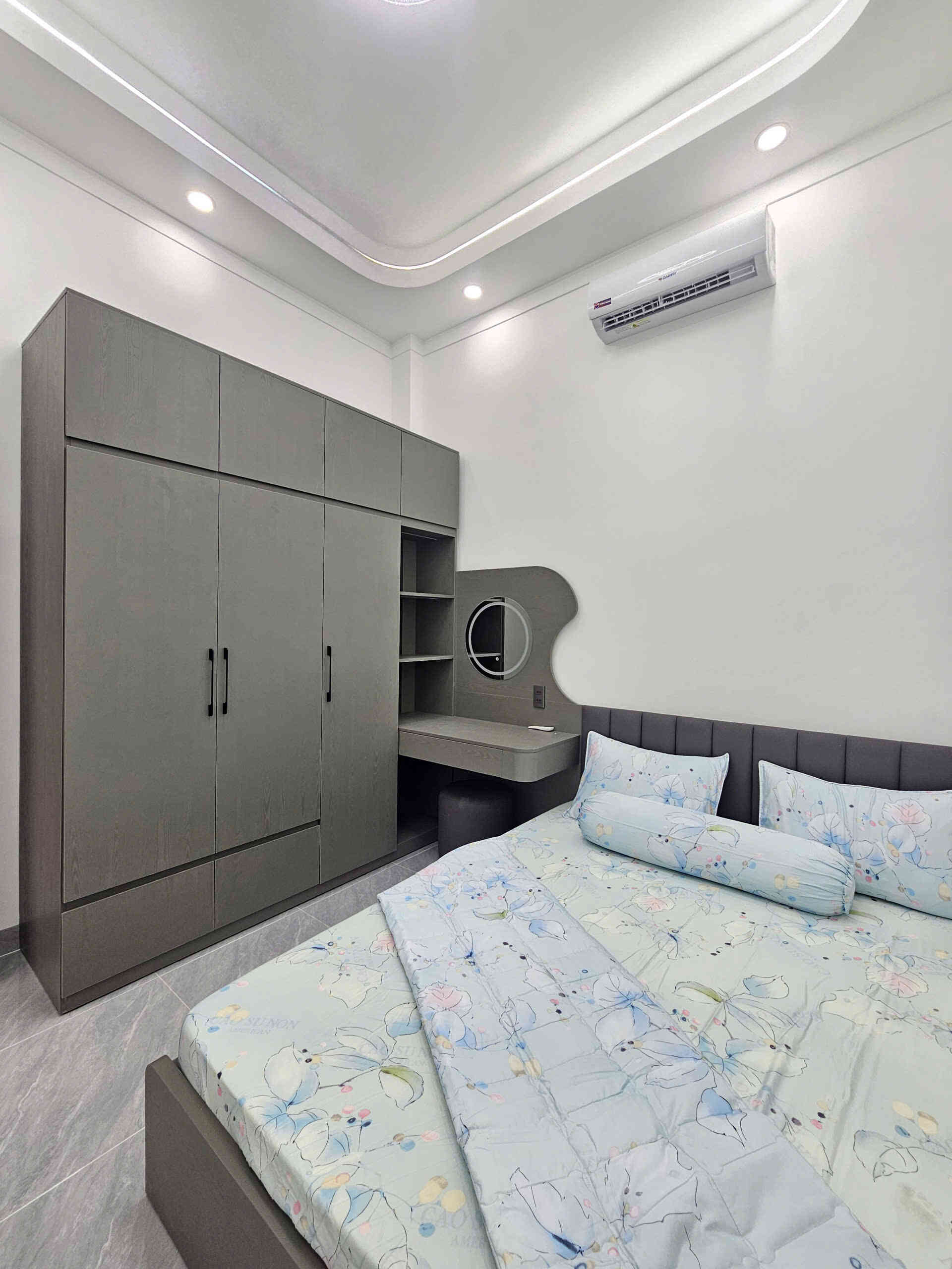 Bán nhà mới 1T2L 4.5x15m hoàn công, đường N1 KDC Lê Phong An Phú 1 p.An Phú, full nội thất