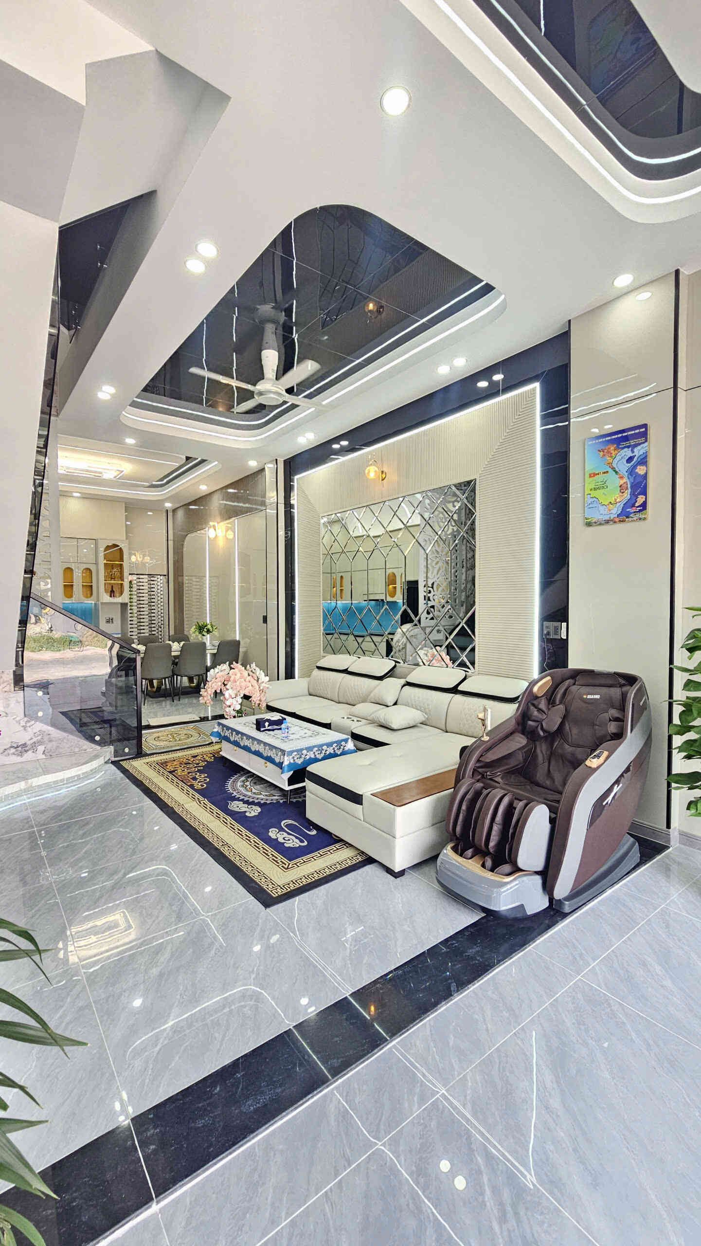 Bán nhà mới 1T2L 4.5x15m hoàn công, đường N1 KDC Lê Phong An Phú 1 p.An Phú, full nội thất