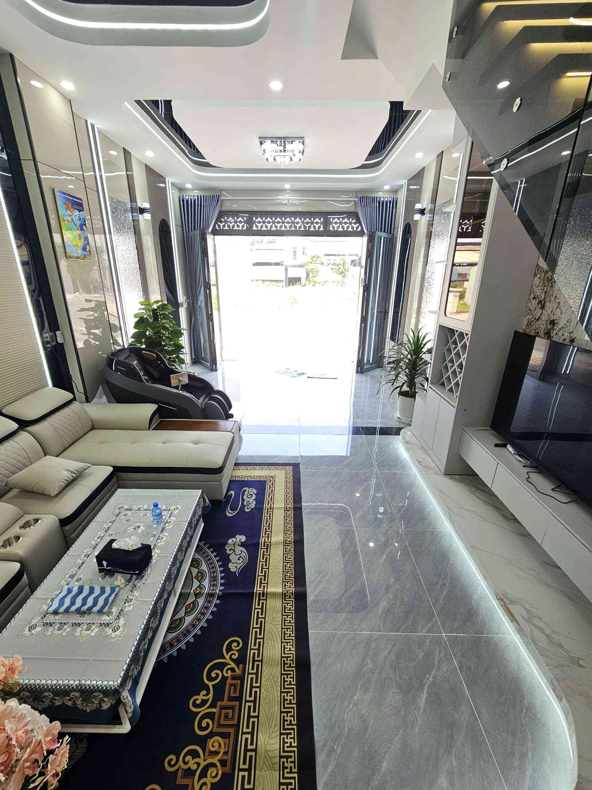 Bán nhà mới 1T2L 4.5x15m hoàn công, đường N1 KDC Lê Phong An Phú 1 p.An Phú, full nội thất