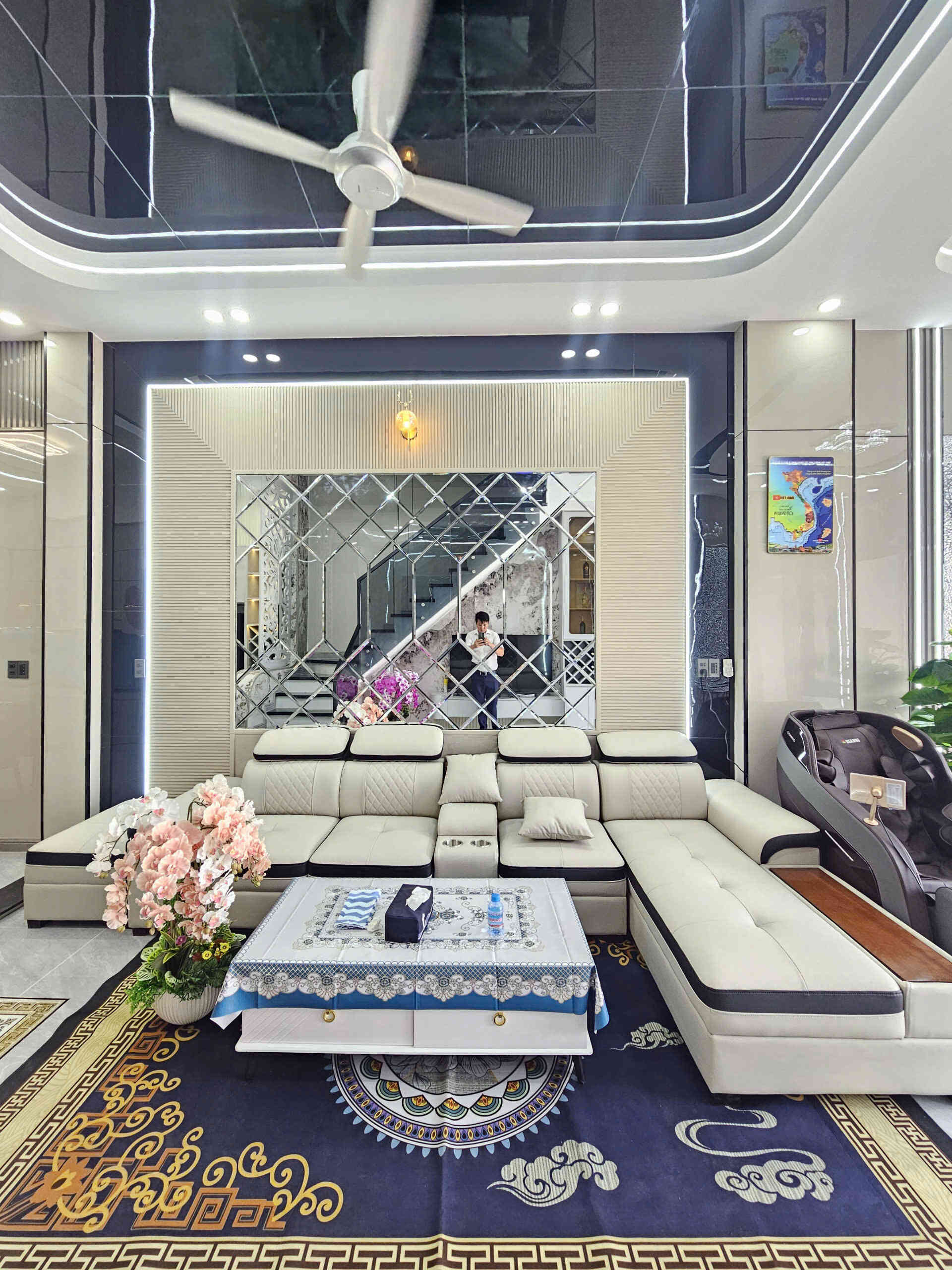 Bán nhà mới 1T2L 4.5x15m hoàn công, đường N1 KDC Lê Phong An Phú 1 p.An Phú, full nội thất