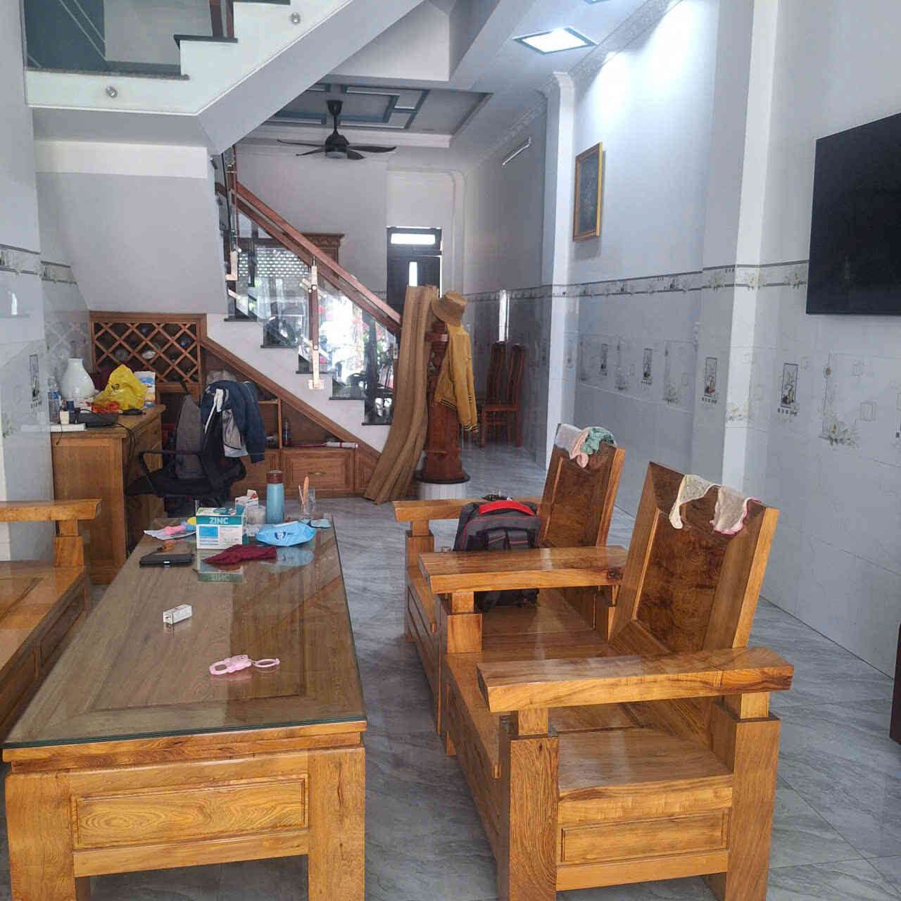 Bán nhà 1T2L 4x17m, đường D6 KDC Phú Mỹ Hiệp (Không vướng cống, cột điện)