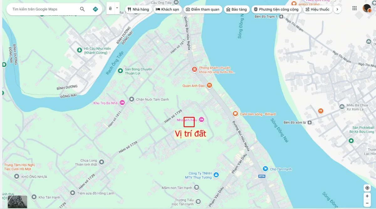Bán đất 6.2x10m, hẻm Bùi Hữu Nghĩa p. Tân Hạnh gần chợ