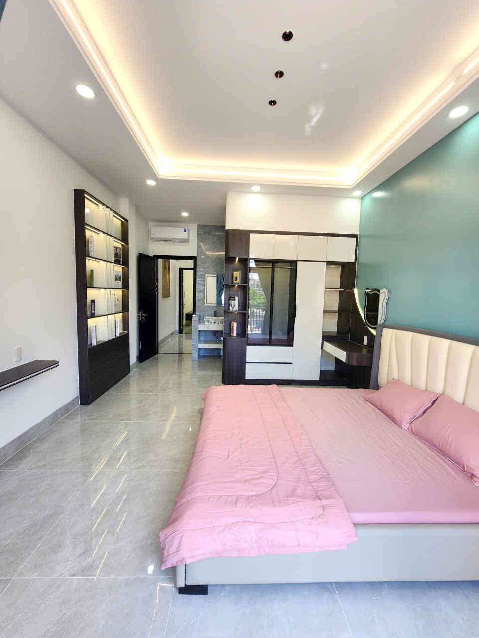 Bán nhà mới 1T2L 4×16.5m, đường N1 KDC Lê Phong An Phú 3 p. An Phú, full nội thất