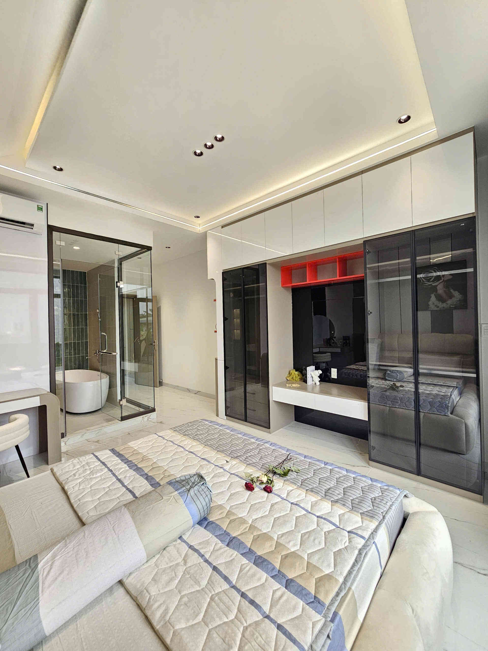Bán nhà mới 1T2L 4x16m, đường N1 KDC Lê Phong Bình Chuẩn 1 p. Bình Chuẩn, full nội thất