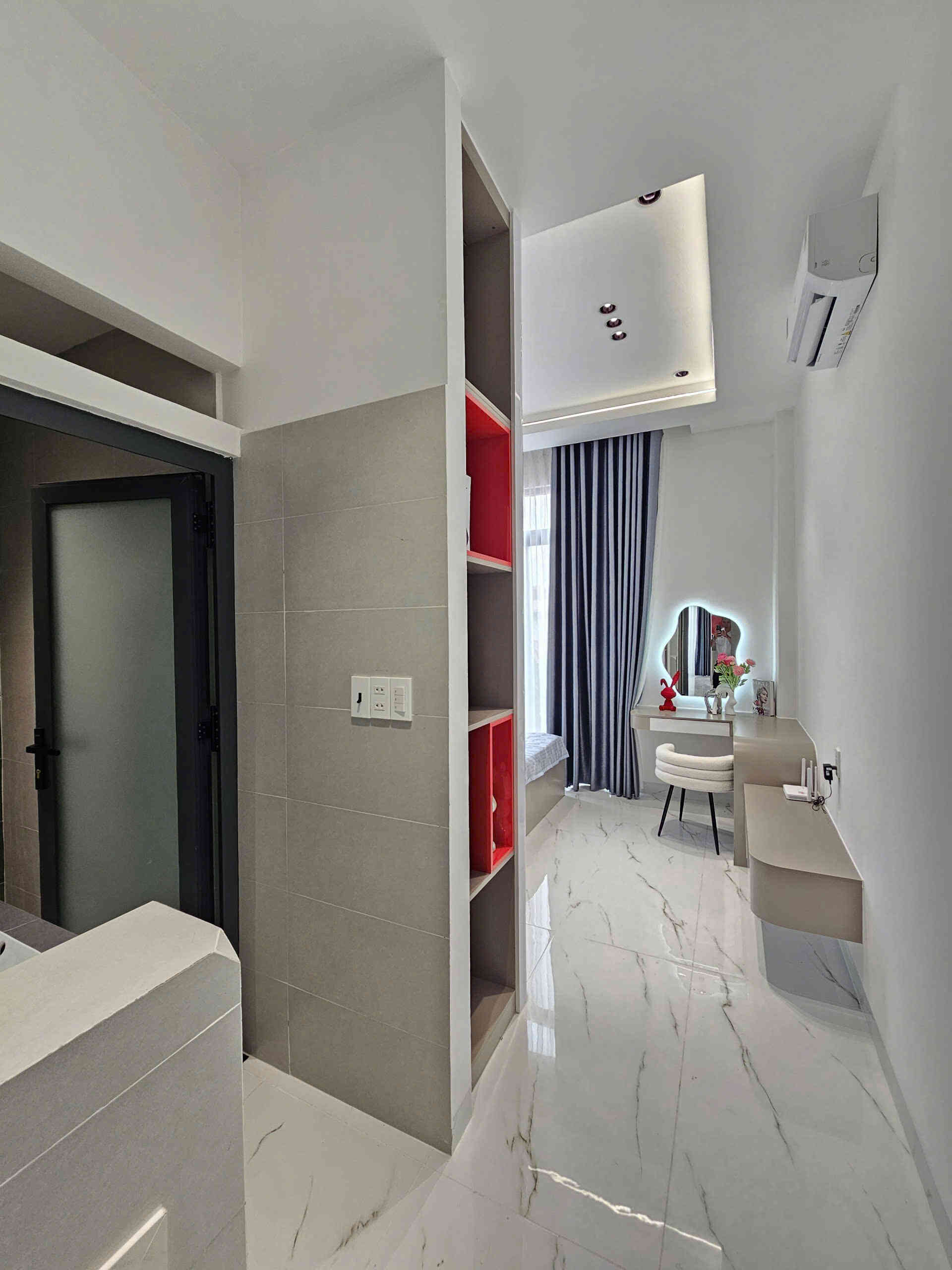 Bán nhà mới 1T2L 4x16m, đường N1 KDC Lê Phong Bình Chuẩn 1 p. Bình Chuẩn, full nội thất