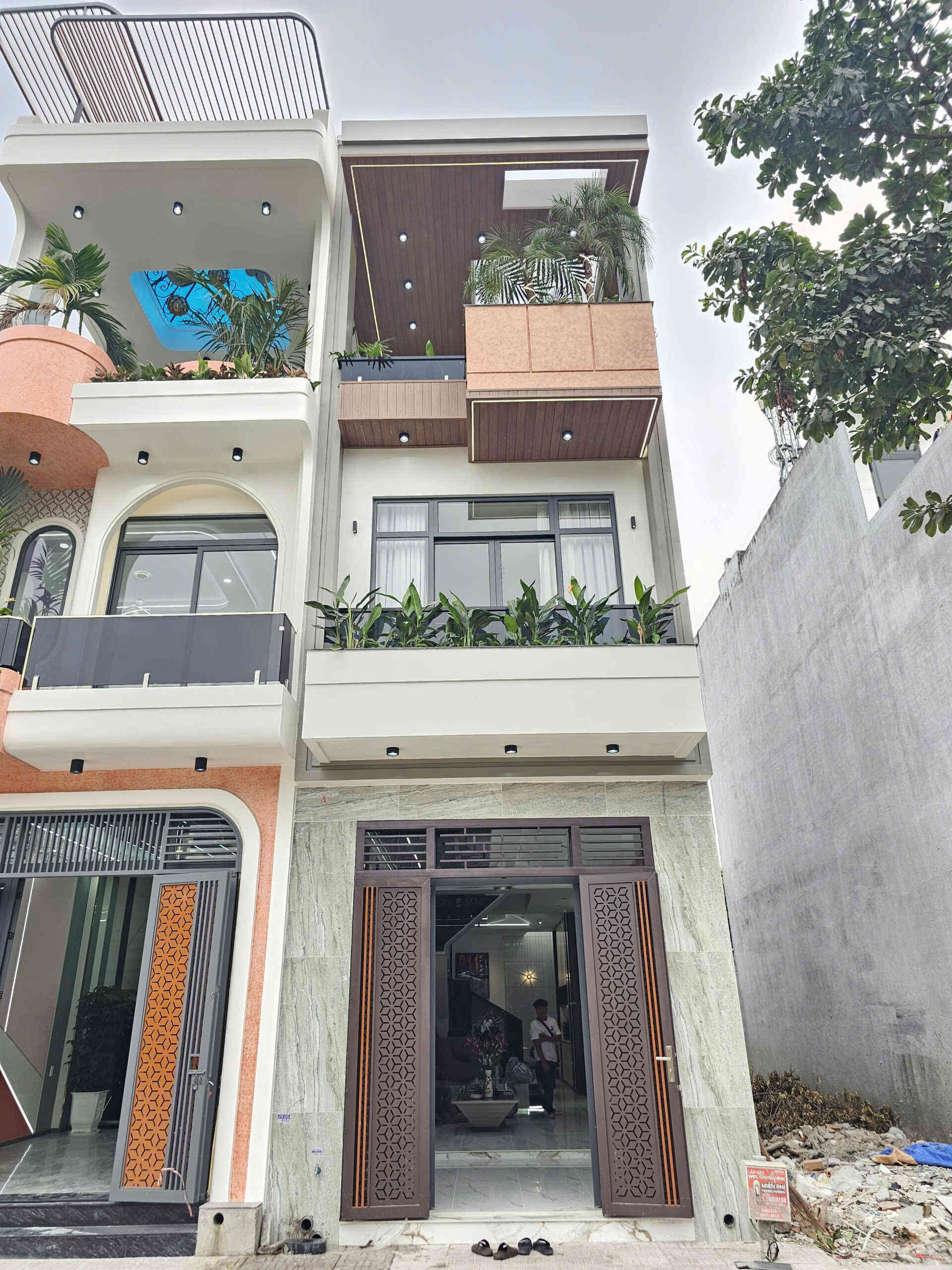 Bán nhà mới 1T2L 4x16m, đường N1 KDC Lê Phong Bình Chuẩn 1 p. Bình Chuẩn, full nội thất