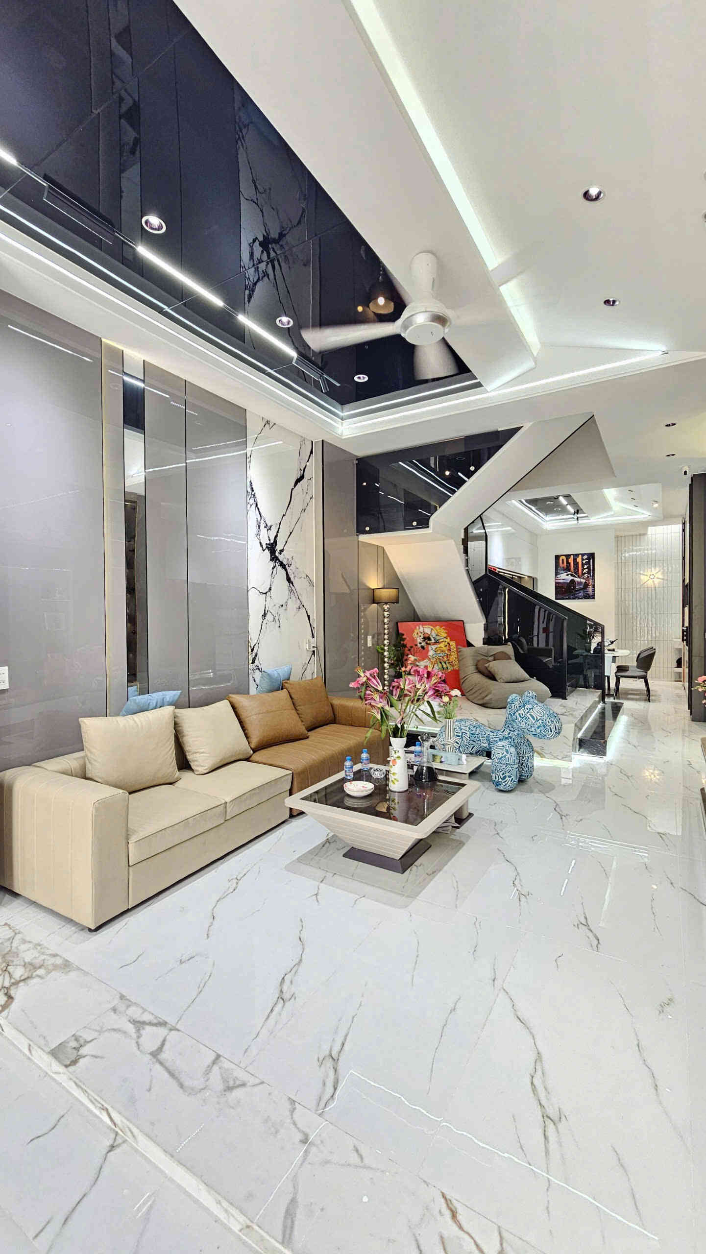 Bán nhà mới 1T2L 4x16m, đường N1 KDC Lê Phong Bình Chuẩn 1 p. Bình Chuẩn, full nội thất