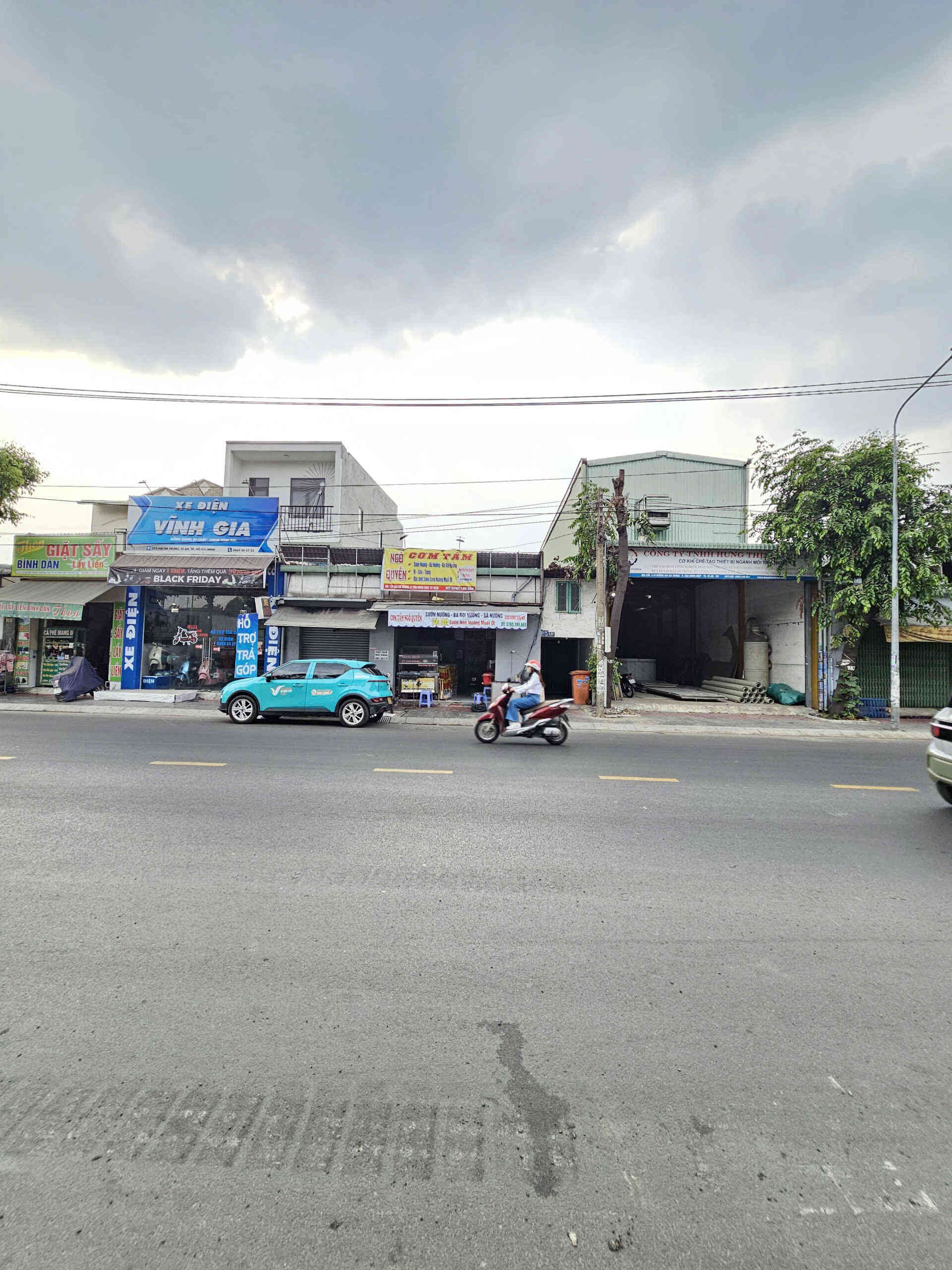 Bán dãy trọ 10x42m hoàn công, mặt tiền Hai Bà Trưng p. Đông Hòa, đang thu 60tr/th