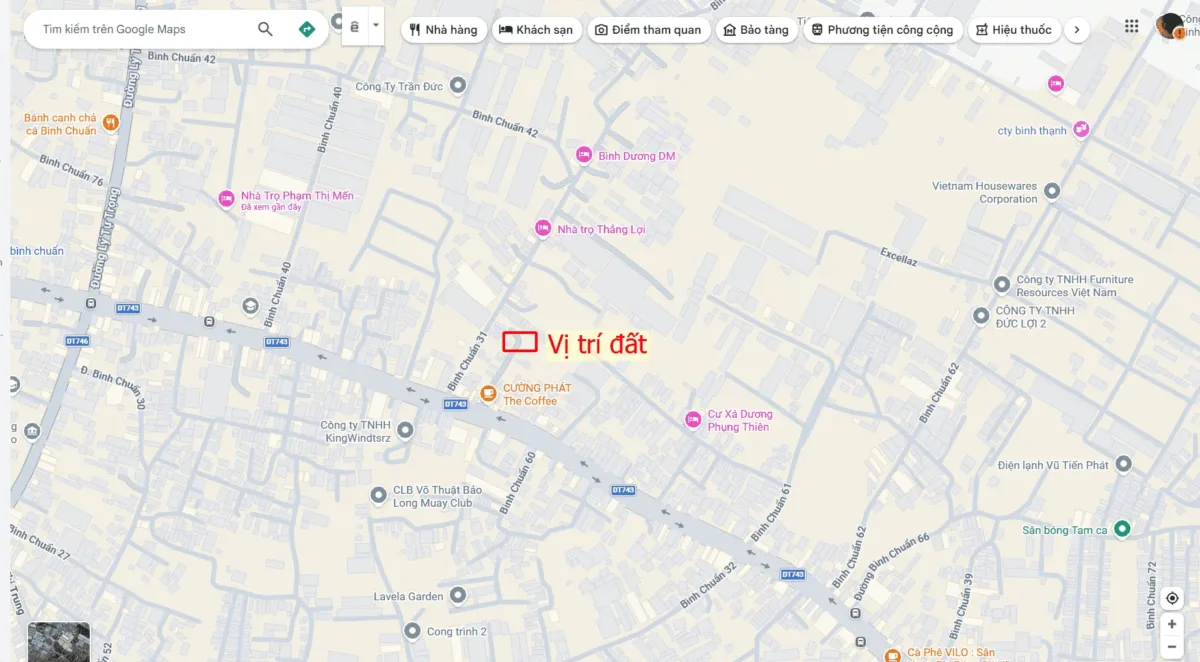 Bán lô góc 5x16m, đường D1 KDC Quang Huy p. Bình Chuẩn gần Ngã Tư Bình Chuẩn