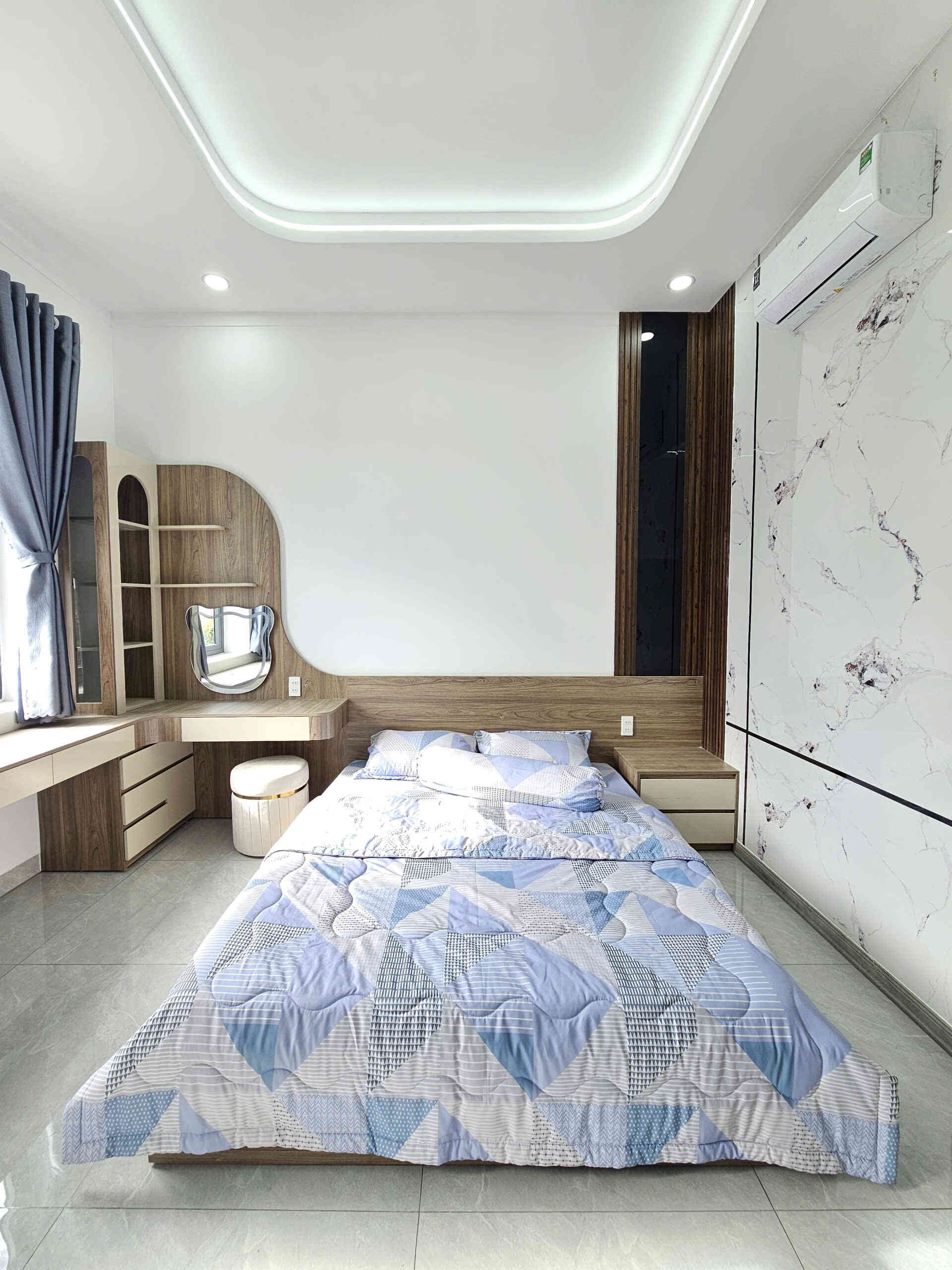 Bán nhà mới 1T2L 4x17m, đường N1 KDC Lê Phong An Phú 2 p. An Phú, full nội thất