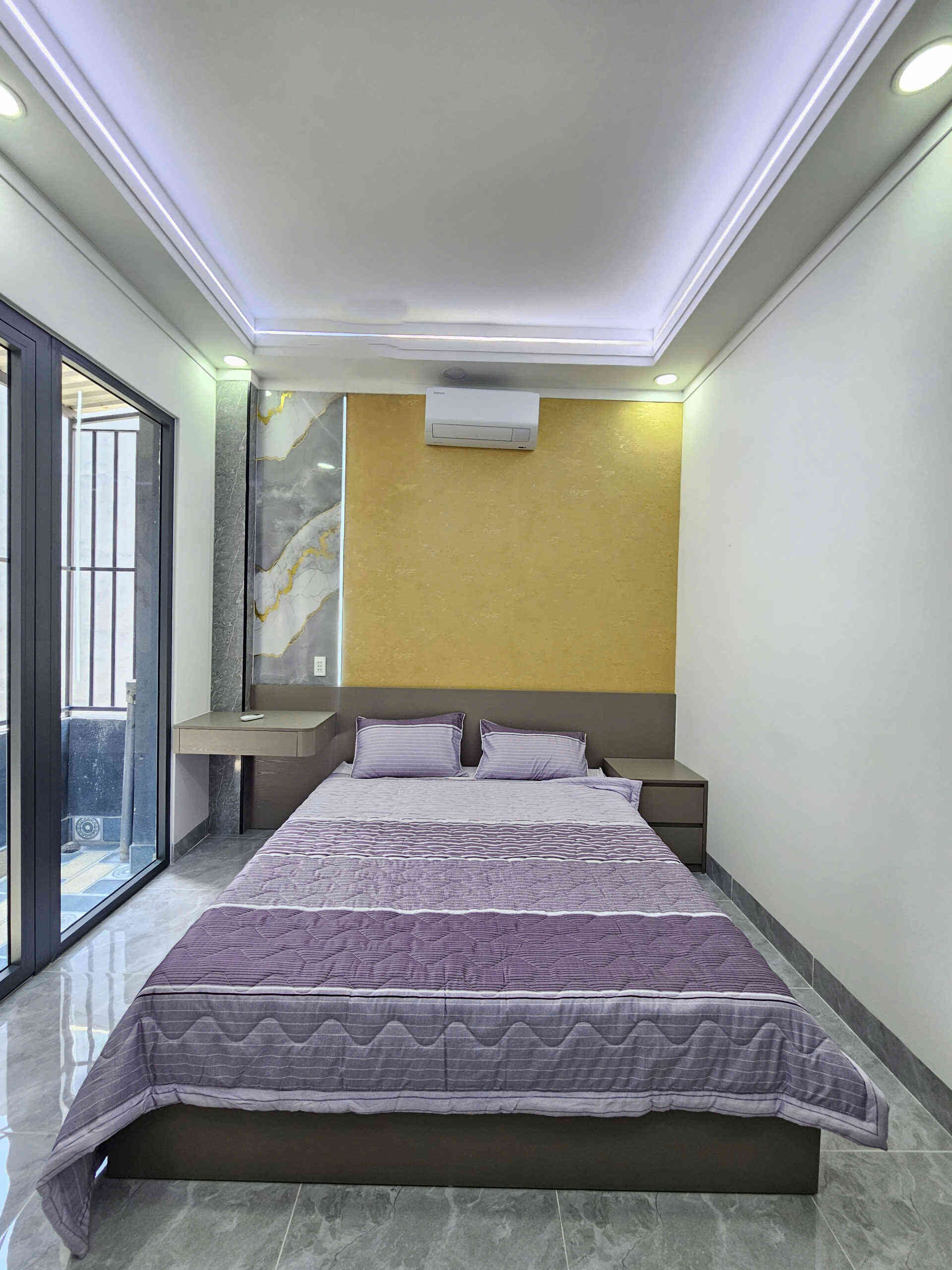 Bán nhà mới 1T2L 4x16m, đường D1 KDC Lộc Phát, full nội thất (Trục chính)