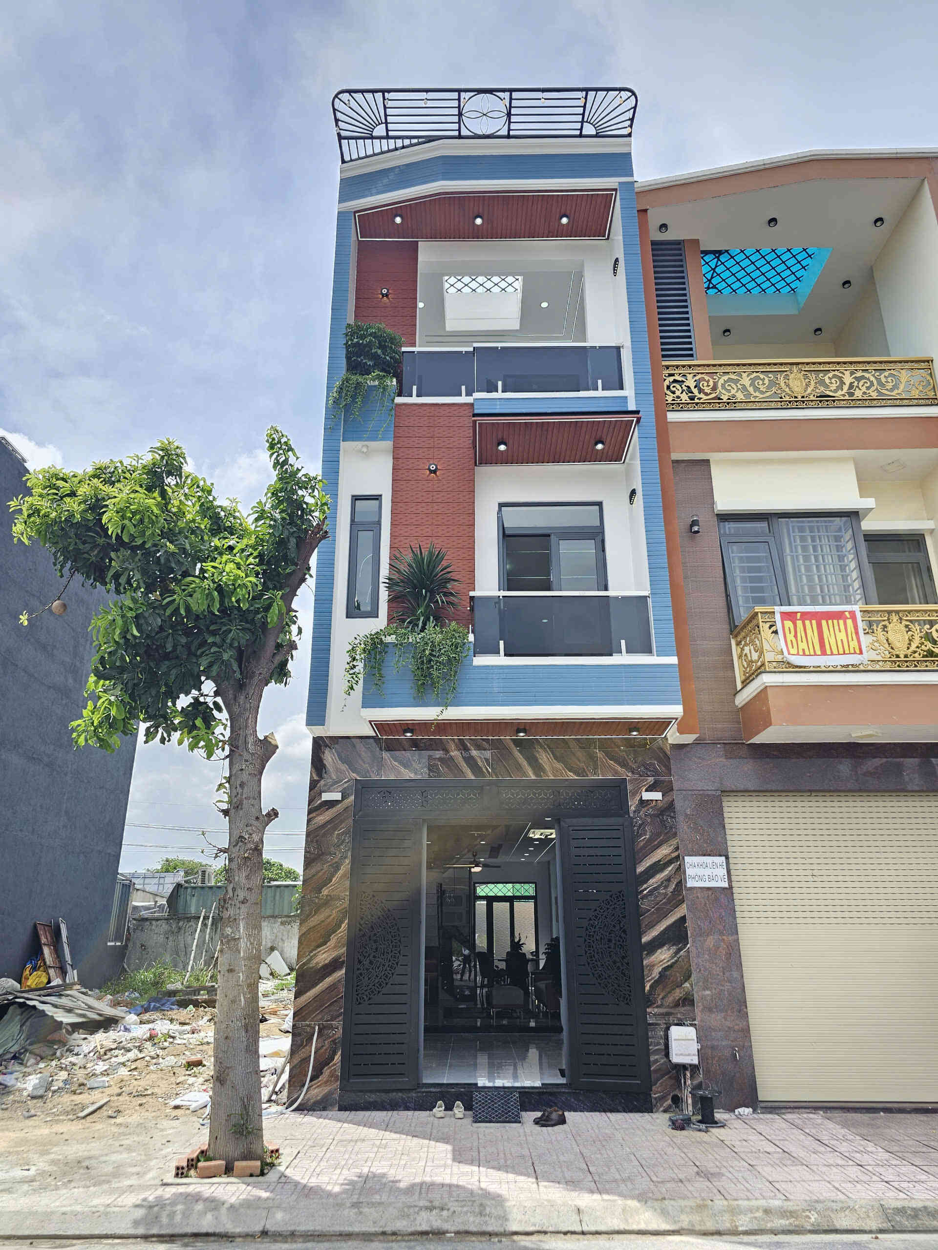 Bán nhà mới 1T2L 4x16.5m hoàn công, đường D1 KDC Lê Phong An Phú 3, full nội thất