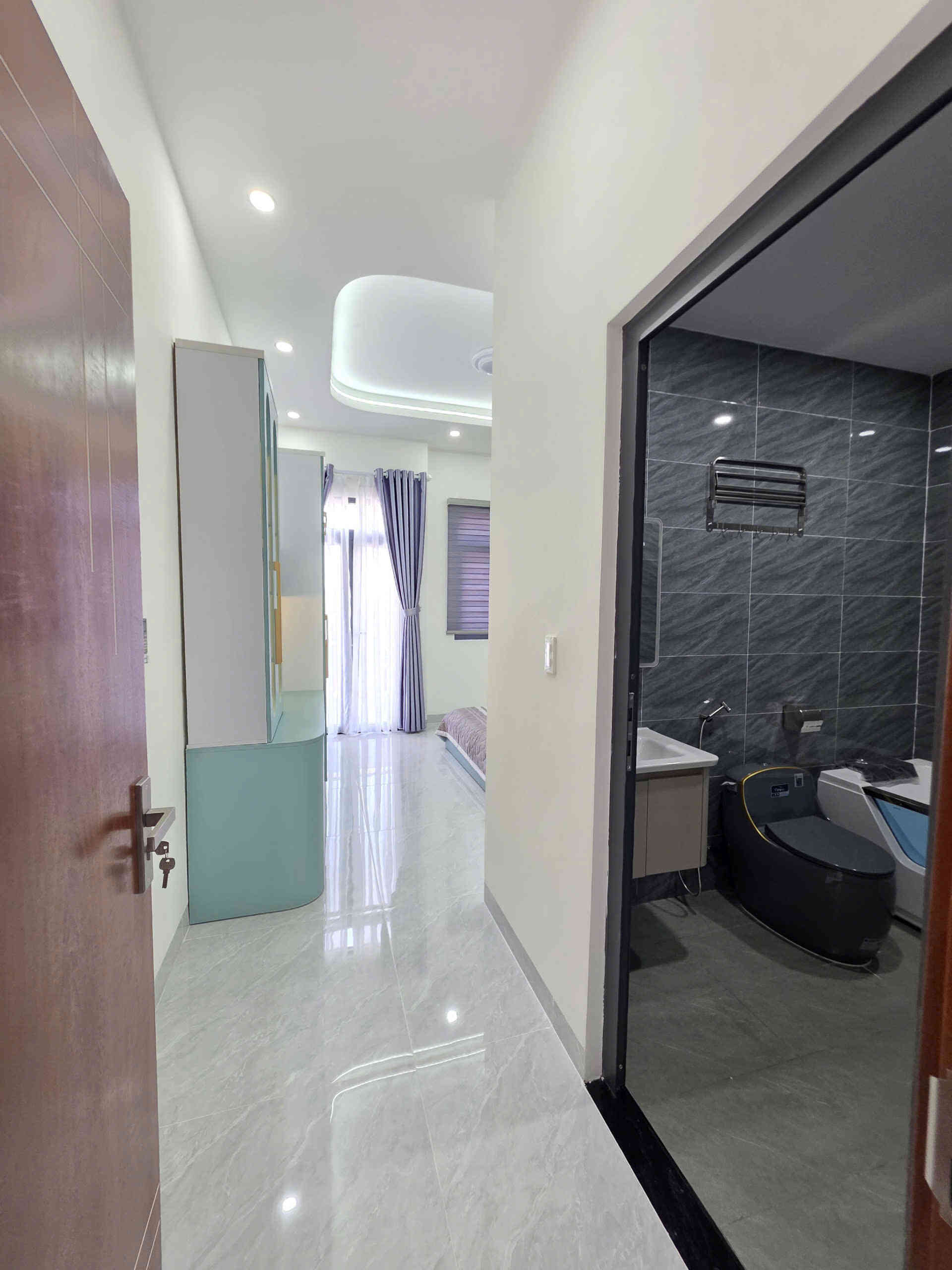Bán nhà mới 1T2L 4x18m, đường N1 KDC Lê Phong An Phú 2 p. An Phú, full nội thất