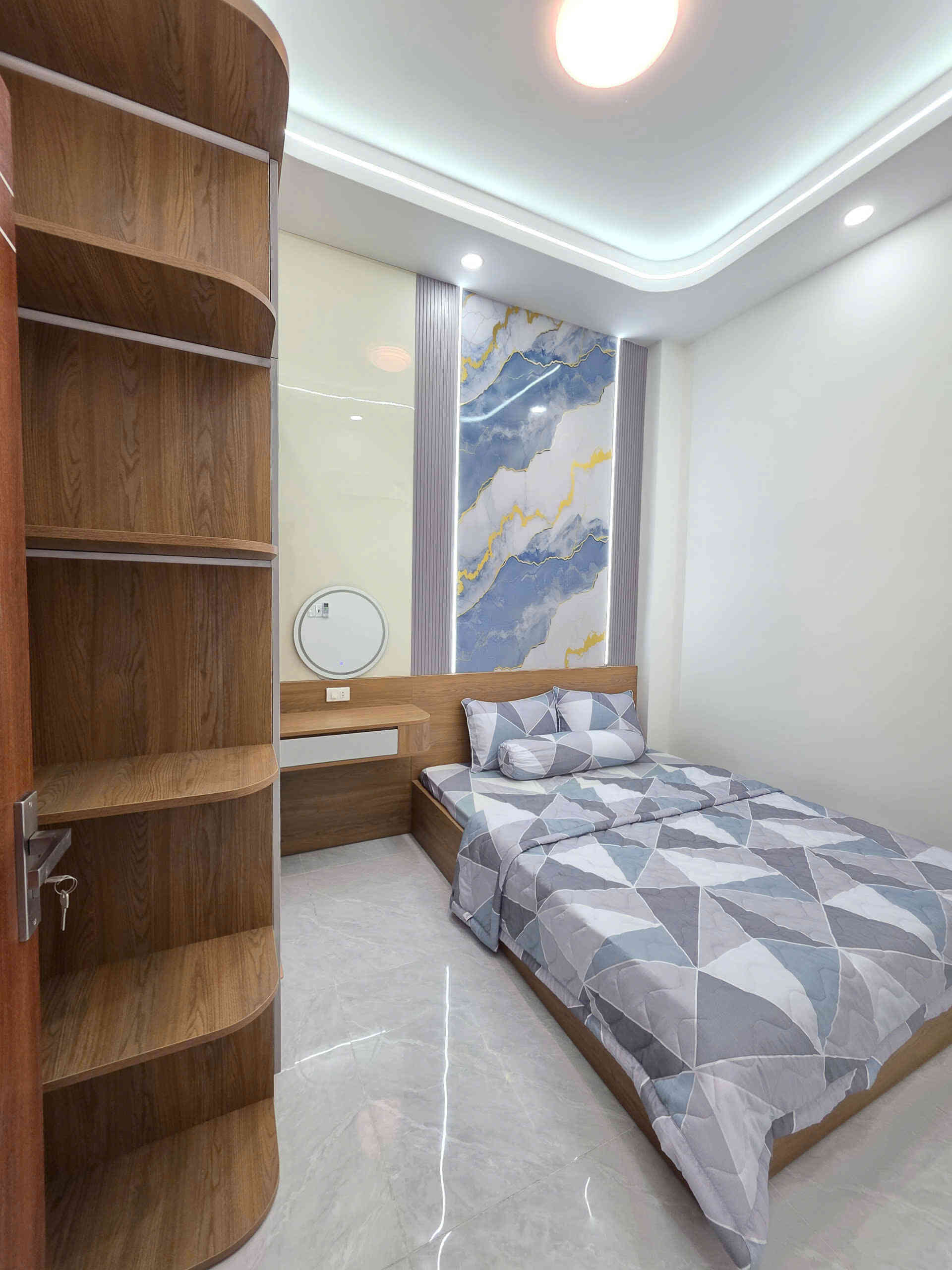 Bán nhà mới 1T2L 4x18m, đường N1 KDC Lê Phong An Phú 2 p. An Phú, full nội thất