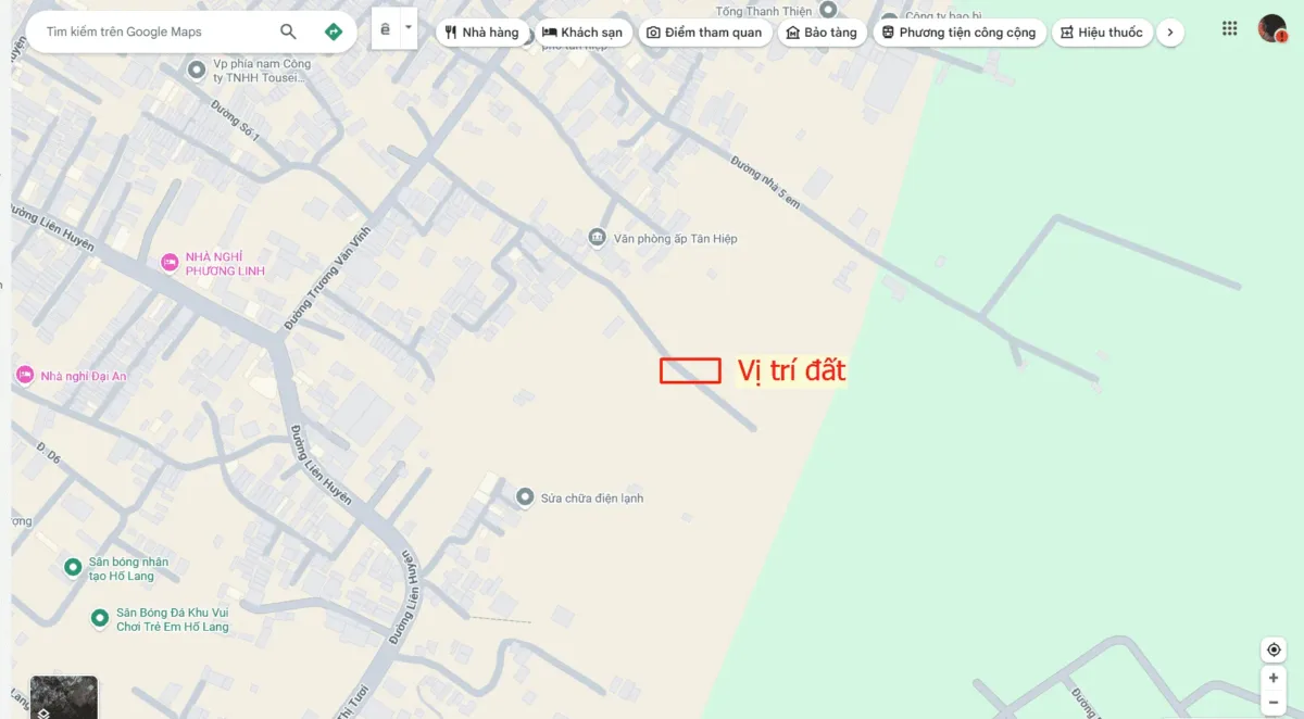 Bán đất 11.4x45m, hẻm Trương Văn Vĩnh p. Tân Bình