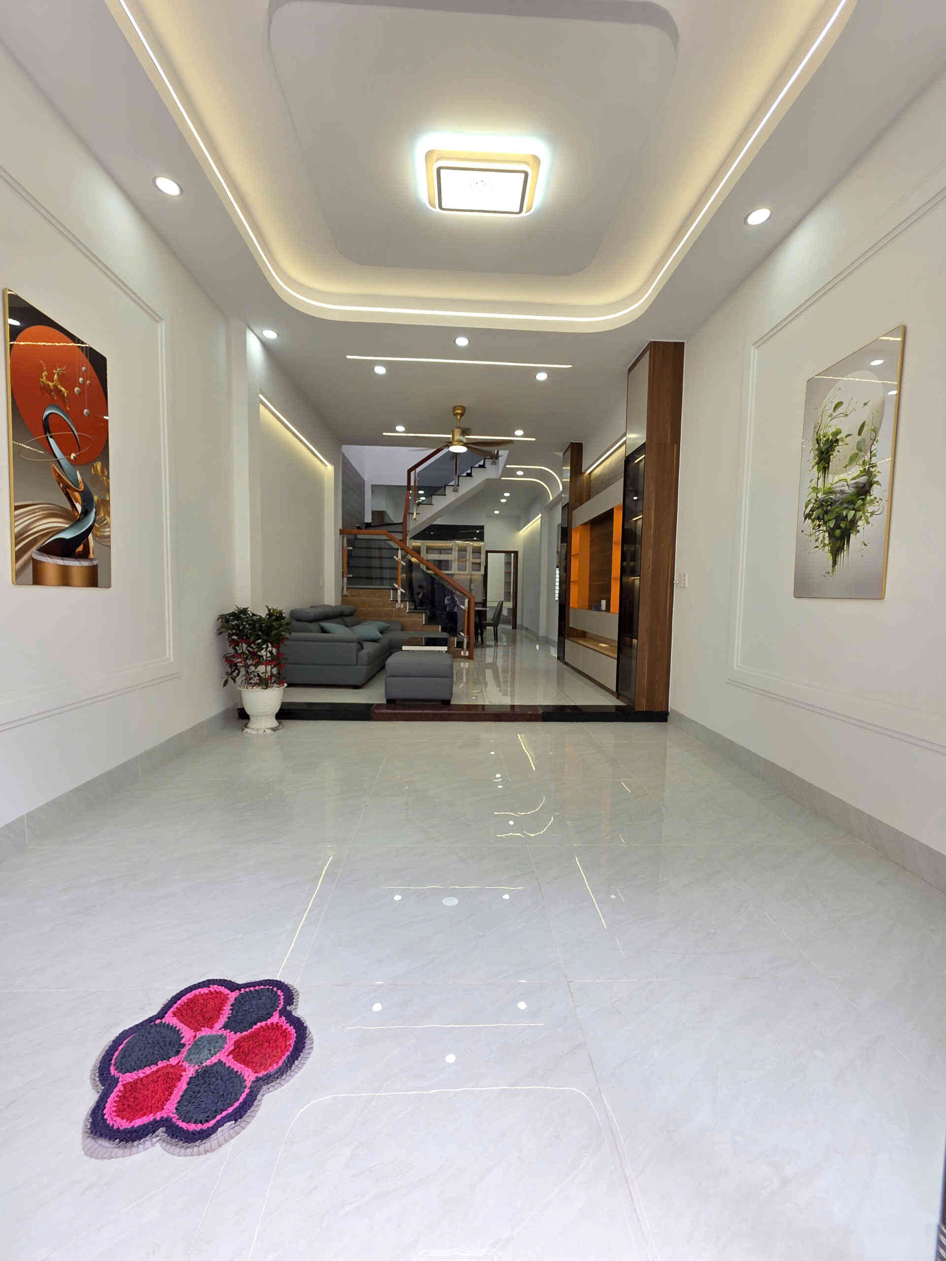 Bán nhà mới 1T1L 4x17m, hẻm Phạm Văn Diêu gần công an phường, full nội thất (Thổ cư 100%)