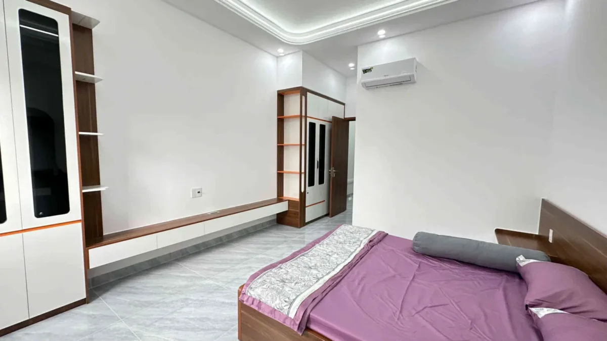 Bán nhà mới 1T2L 4×16.5m, đường D1 KDC Lê Phong An Phú 3, full nội thất