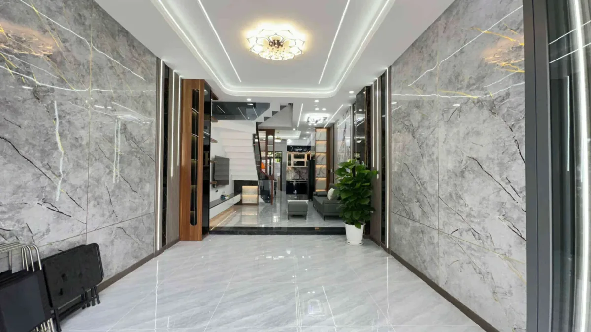 Bán nhà mới 1T2L 4×16.5m, đường D1 KDC Lê Phong An Phú 3, full nội thất