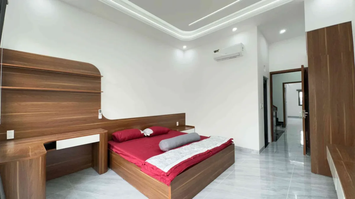 Bán nhà mới 1T2L 4×16.5m, đường D1 KDC Lê Phong An Phú 3, full nội thất