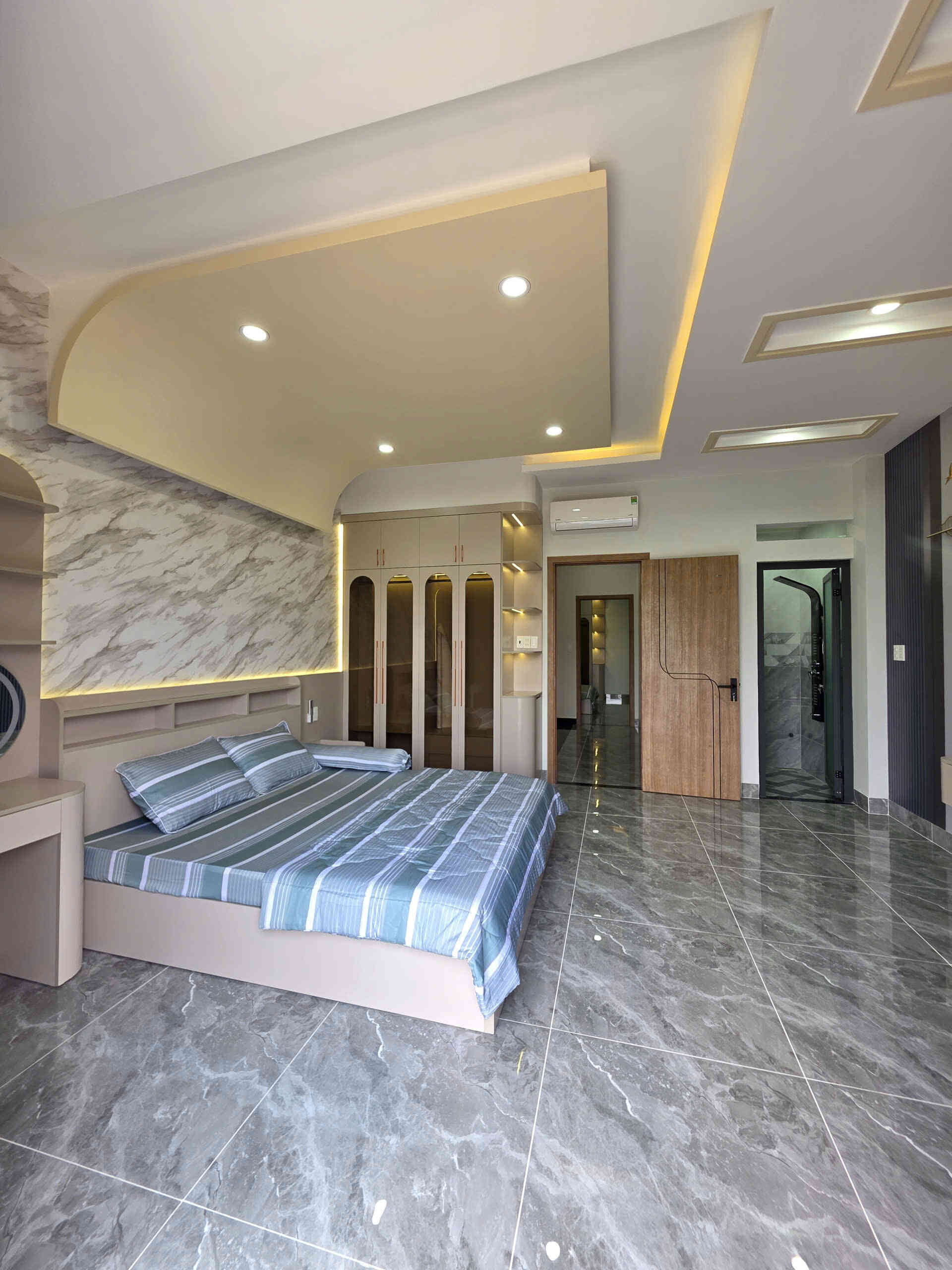 Bán nhà mới 1T3L 5×13.5m, đường N3 KDC Đông Hòa C gần trường cấp 1, full nội thất (Hoàn công)