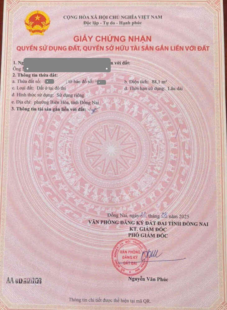 Bán nhà mới (đang xây) 1T1L 5×15.5m, hẻm Nguyễn Văn Lung p. Biên Hòa