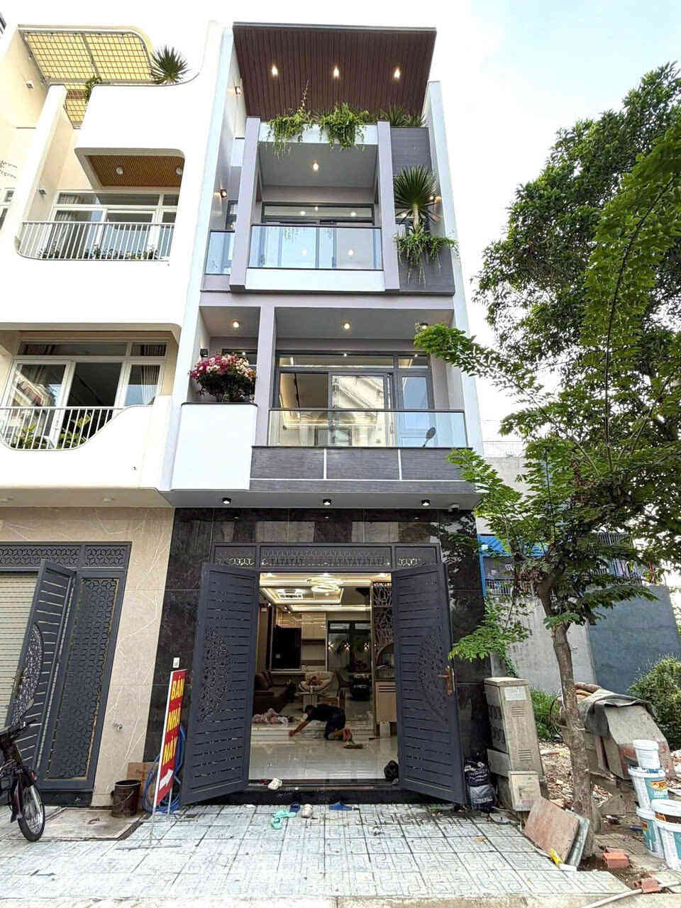 Bán nhà mới (đang xây) 1T2L 5x17m hoàn công, hẻm Hoàng Minh Chánh p. Hóa An