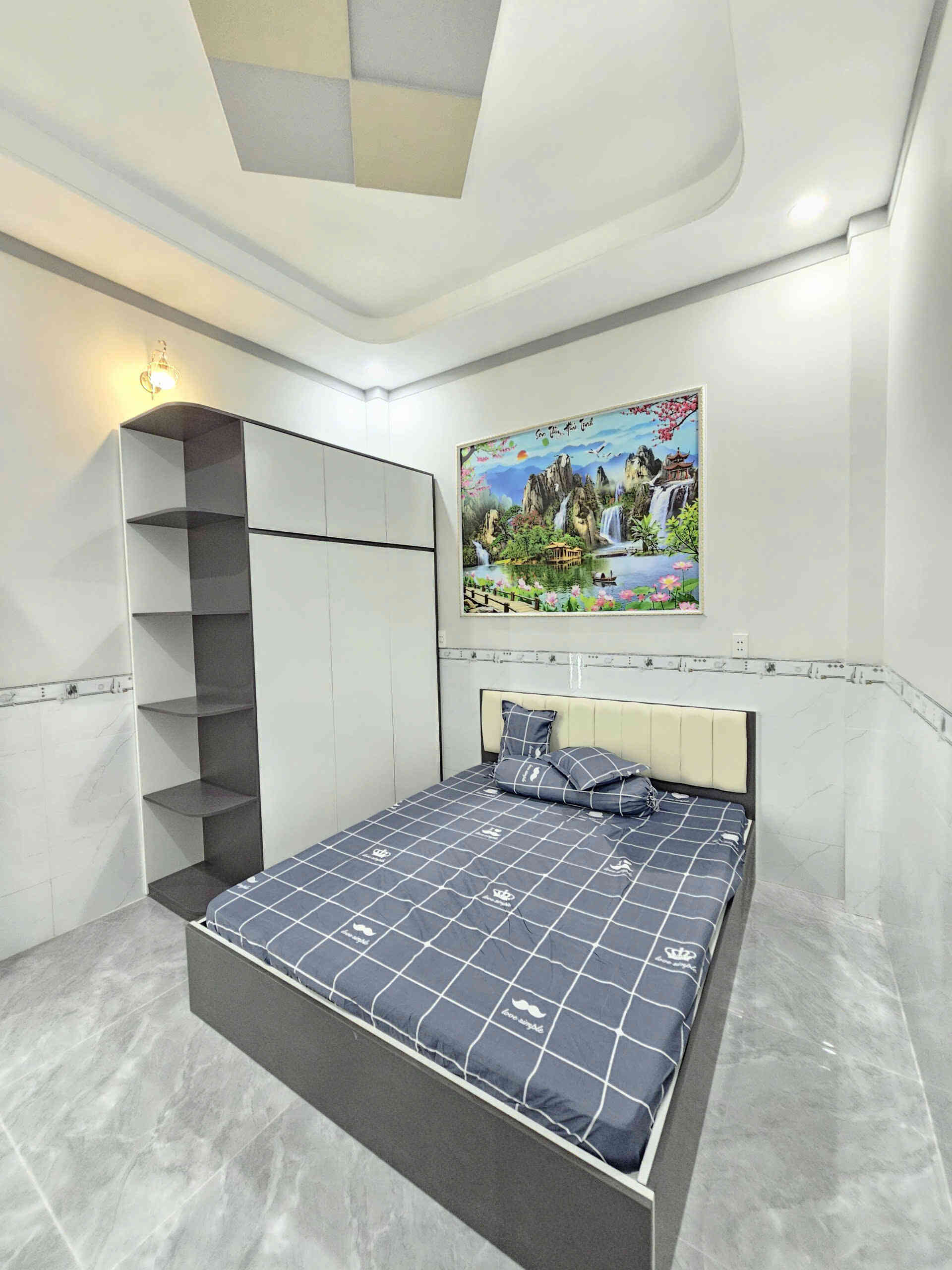 Bán nhà mới 1T1L 5x17m, hẻm Bùi Hữu Nghĩa gần chợ Tân Vạn Mới (hoàn công, full nội thất)