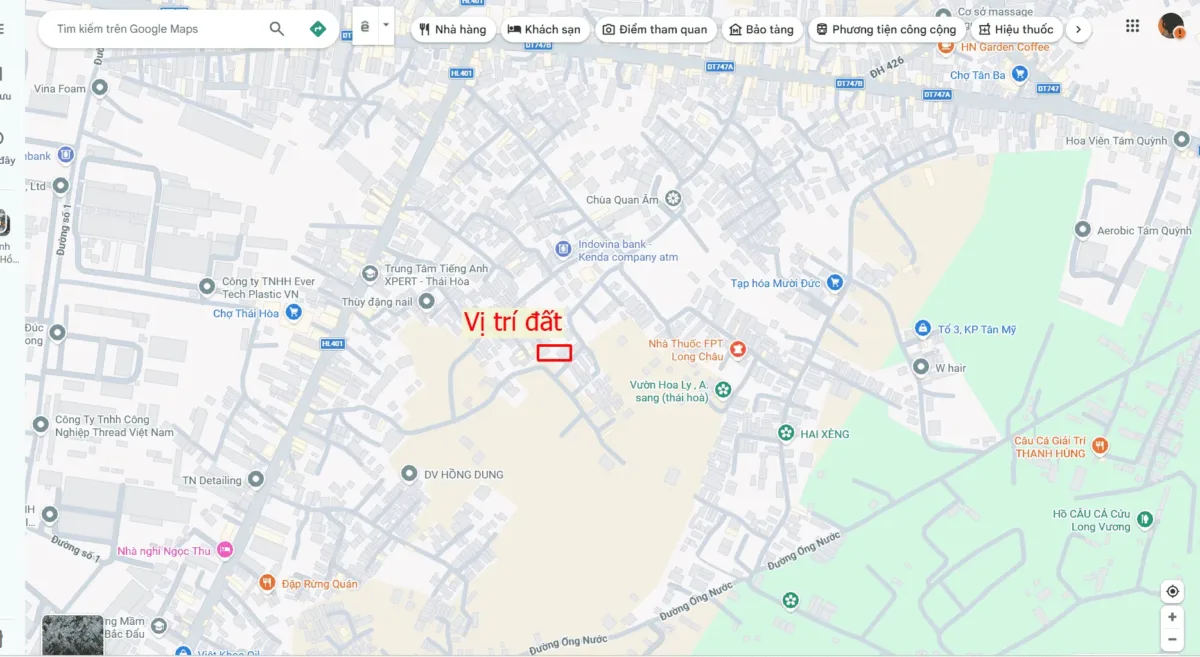 Bán đất 6×17.6m, Hẻm Liên Huyện p. Tân Đông Hiệp gần chợ Thái Hòa
