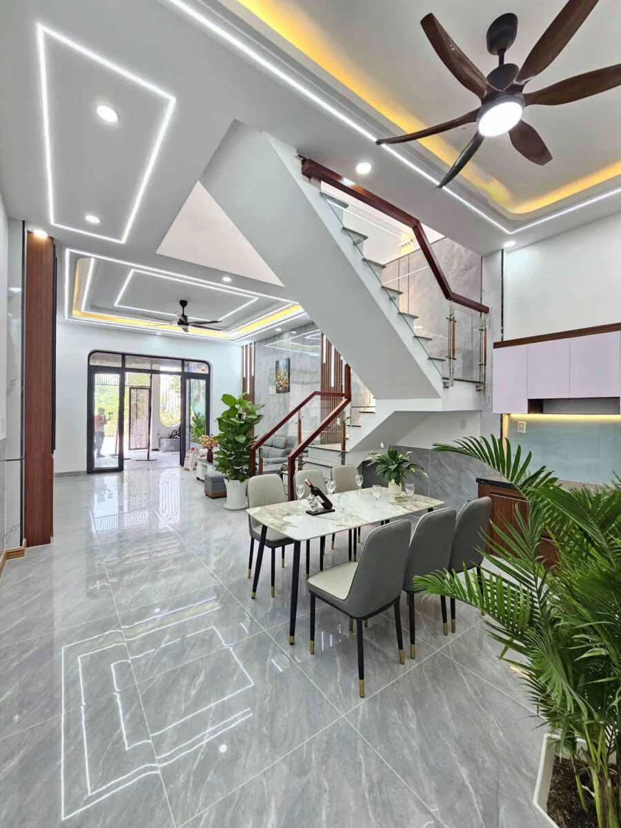 Bán nhà mới 1T1L 5x20m, đường N2 KDC Hội Nghĩa, full nội thất (Không vướng cống)