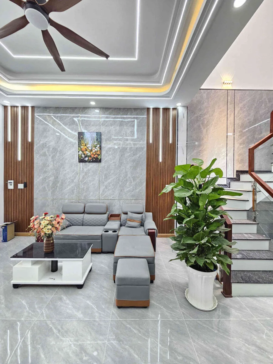 Bán nhà mới 1T1L 5x20m, đường N2 KDC Hội Nghĩa, full nội thất (Không vướng cống)